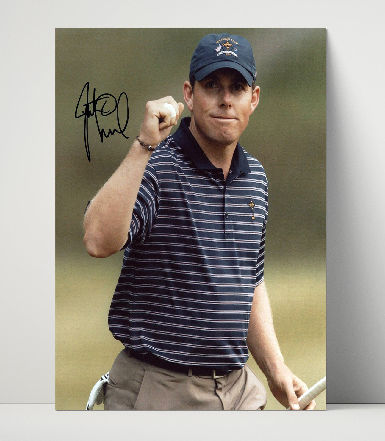 Justin Leonard - Augusta Victory Celebration Golf Wall Art