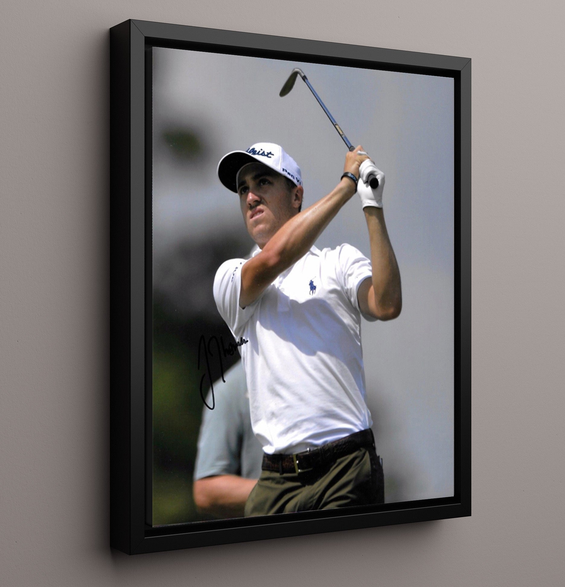 Justin Thomas - Major Championship Follow Through Golf Wall Art