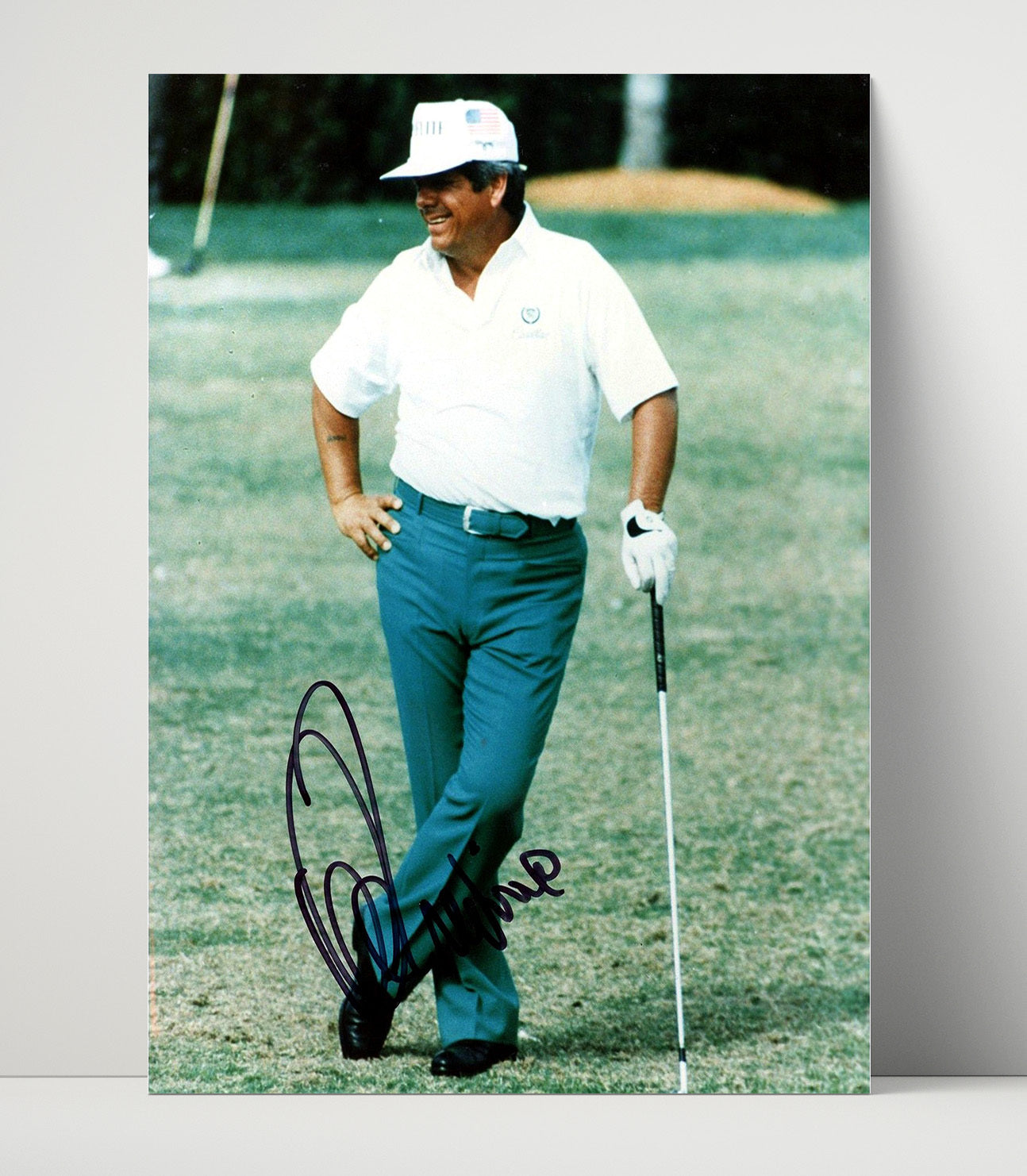Lee Trevino - Fairway Lean Pose golf wall art 16x20 Unframed Print