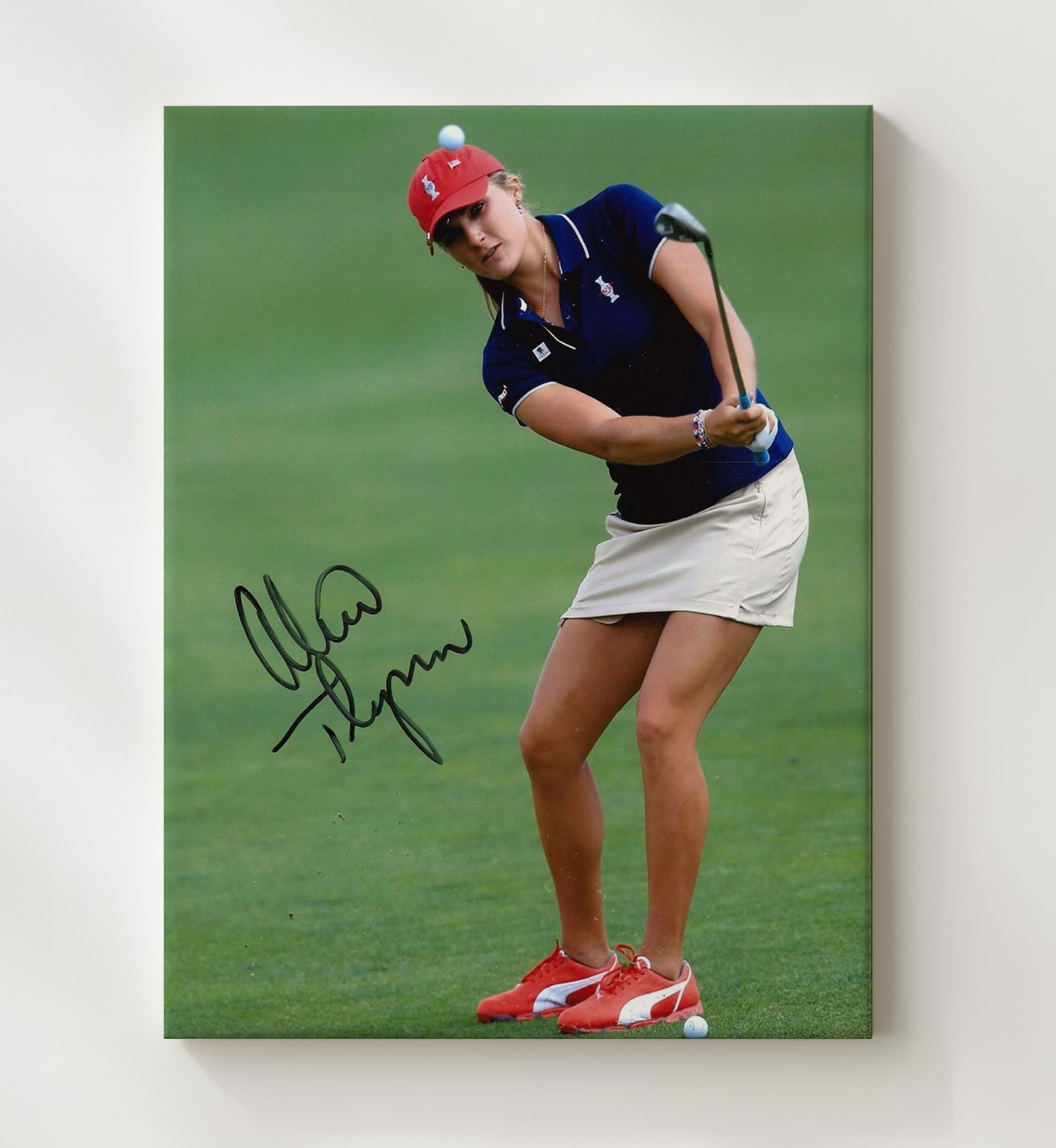 Lexi Thompson - Approach Shot Focus golf wall art 20x24 Canvas