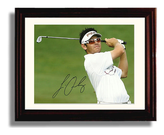 Louis Oosthuizen - Championship Swing Study golf wall art 8x10 Beveled Frame
