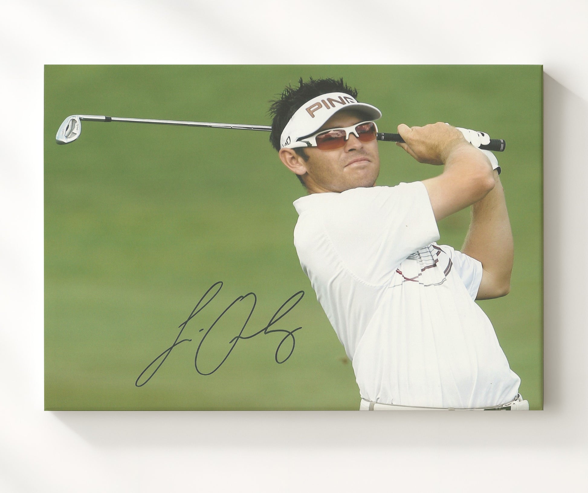 Louis Oosthuizen - Championship Swing Study golf wall art 20x24 Canvas