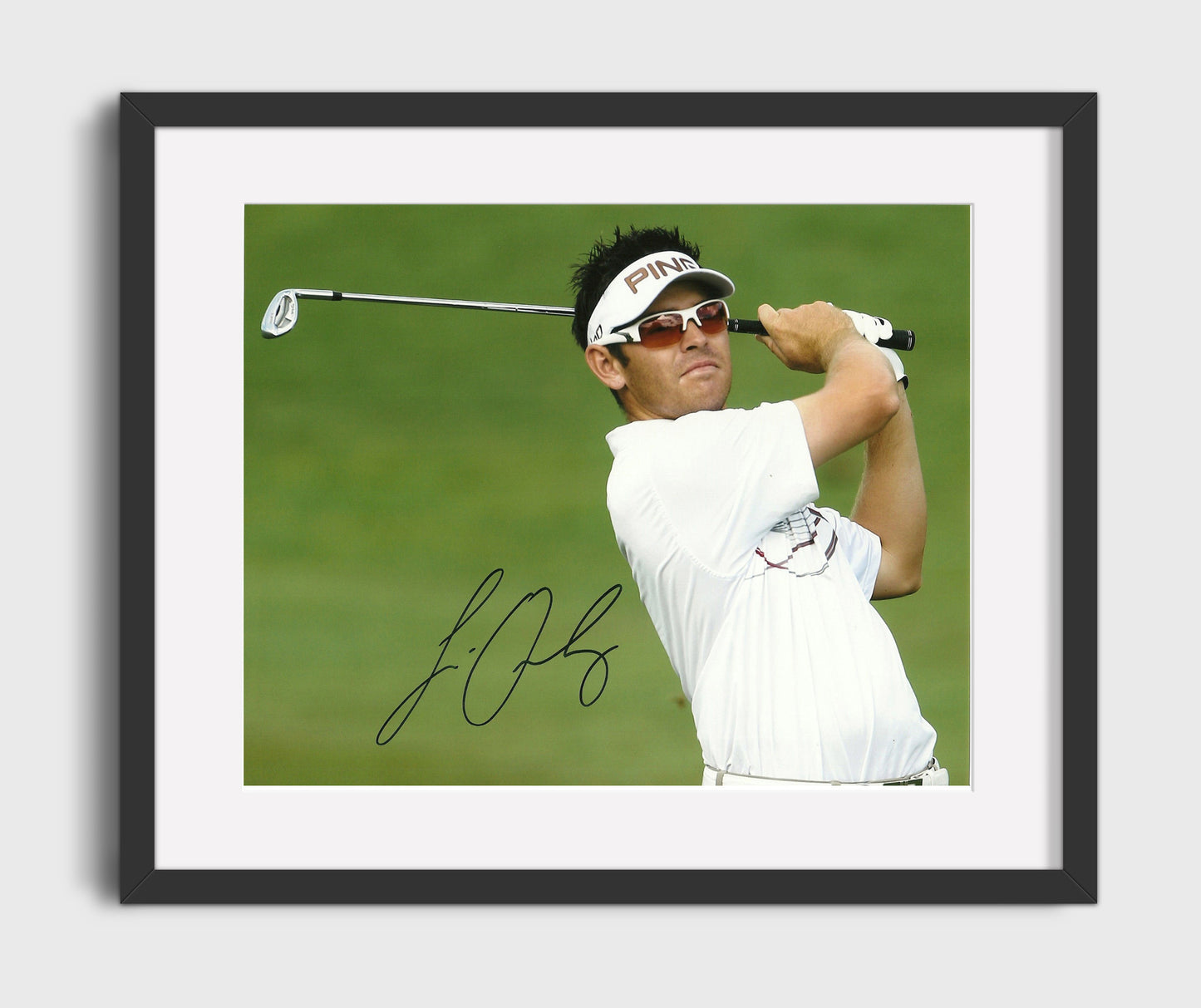 Louis Oosthuizen - Championship Swing Study golf wall art 16x20 Gallery Frame