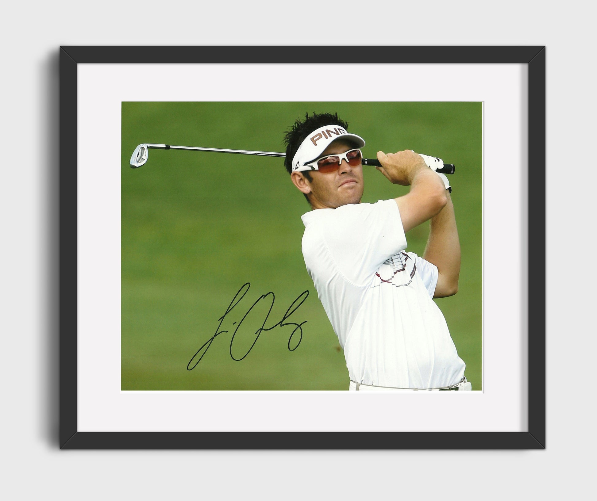 Louis Oosthuizen - Championship Swing Study golf wall art 16x20 Gallery Frame