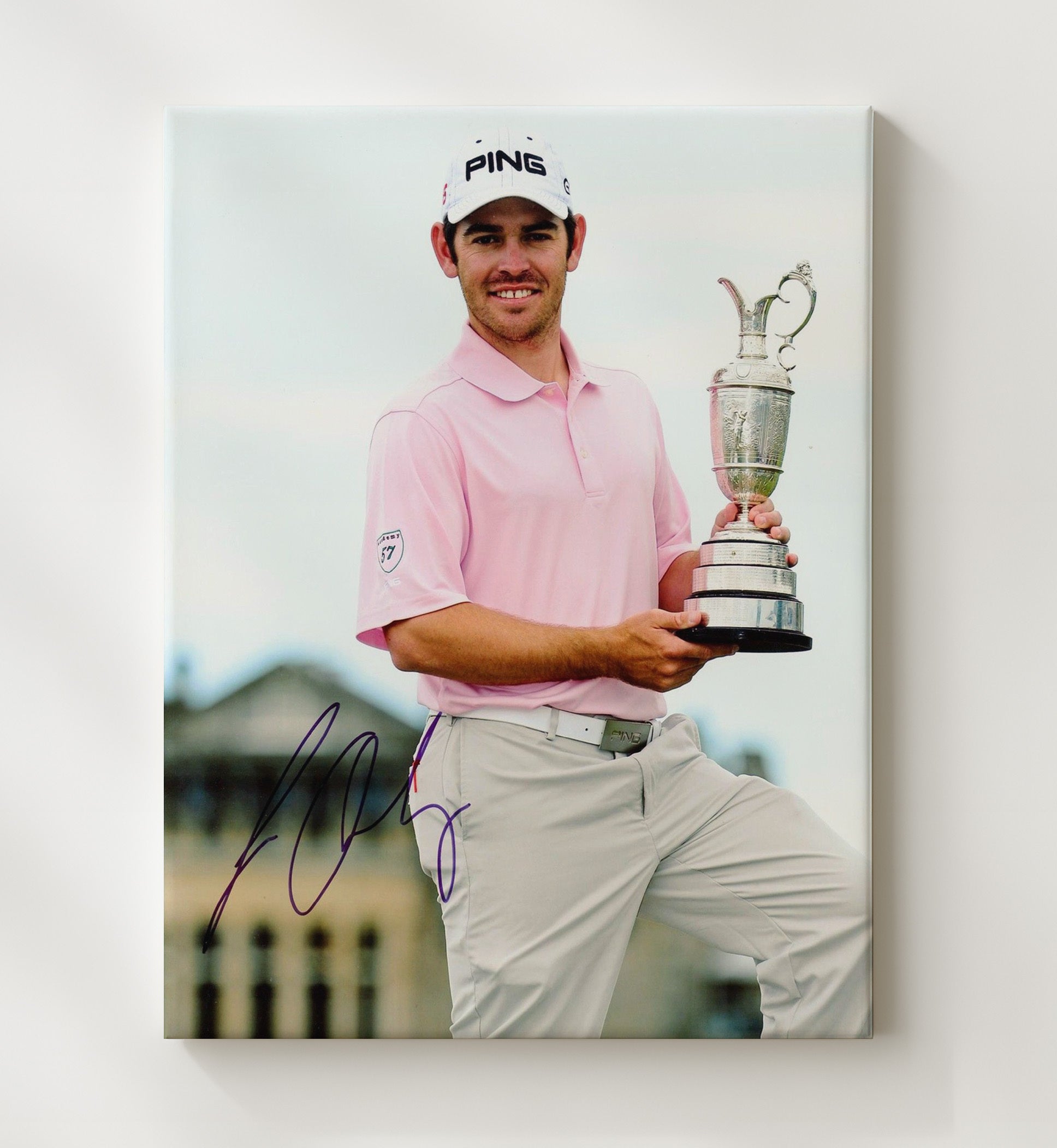 Louis Oosthuizen - Fairway Swing Extension golf wall art 20x24 Canvas
