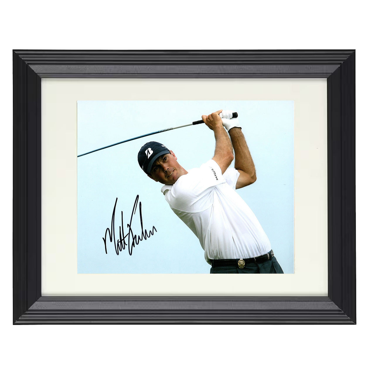 Matt Kuchar – Full Swing Extension 8x10 matted black framed golf wall art