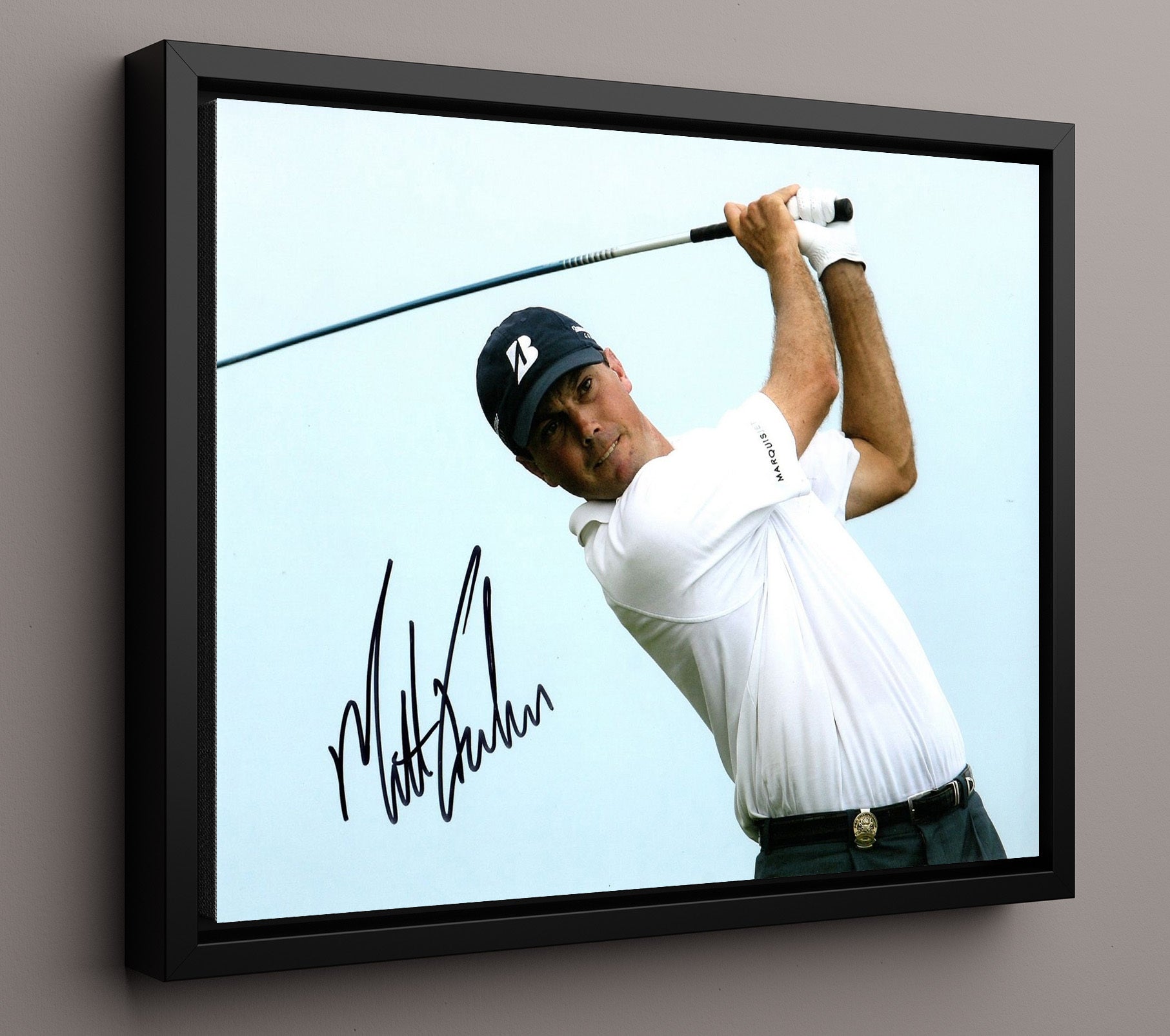 Matt Kuchar - Full Swing Extension golf wall art 16x20 Framed Canvas