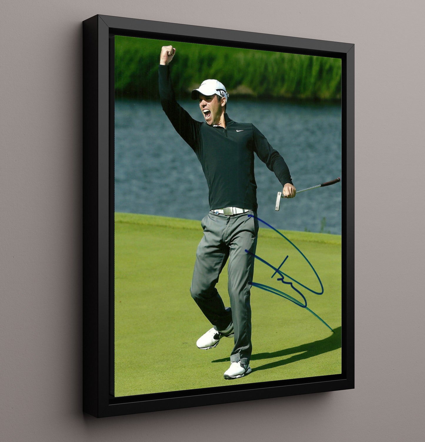 Paul Casey - Fairway Follow Through Golf Wall Art