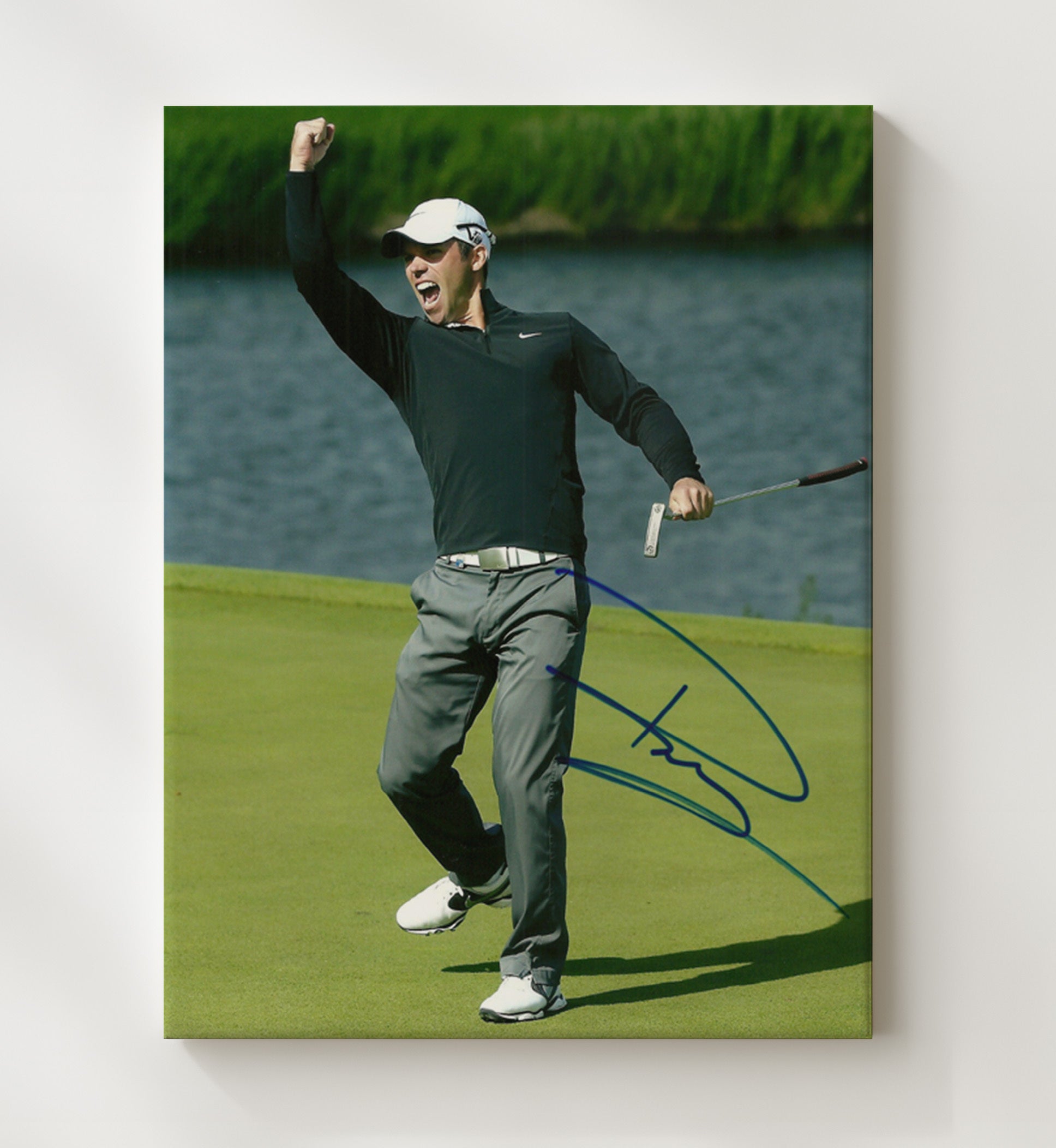 Paul Casey - Fairway Follow Through golf wall art 20x24 Canvas