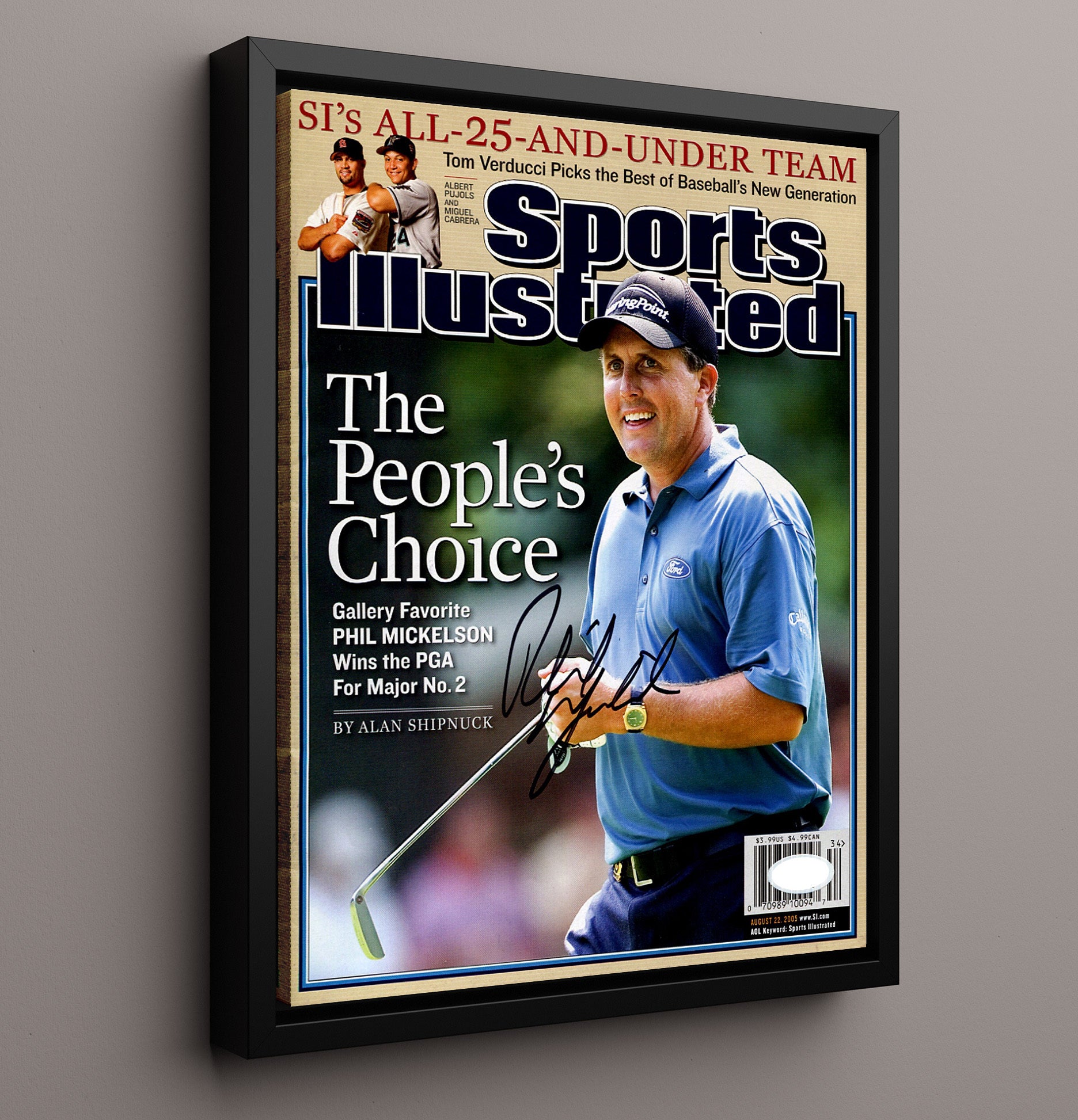 Phil Mickelson - 2005 Si Cover Peoples Choice Golf Wall Art