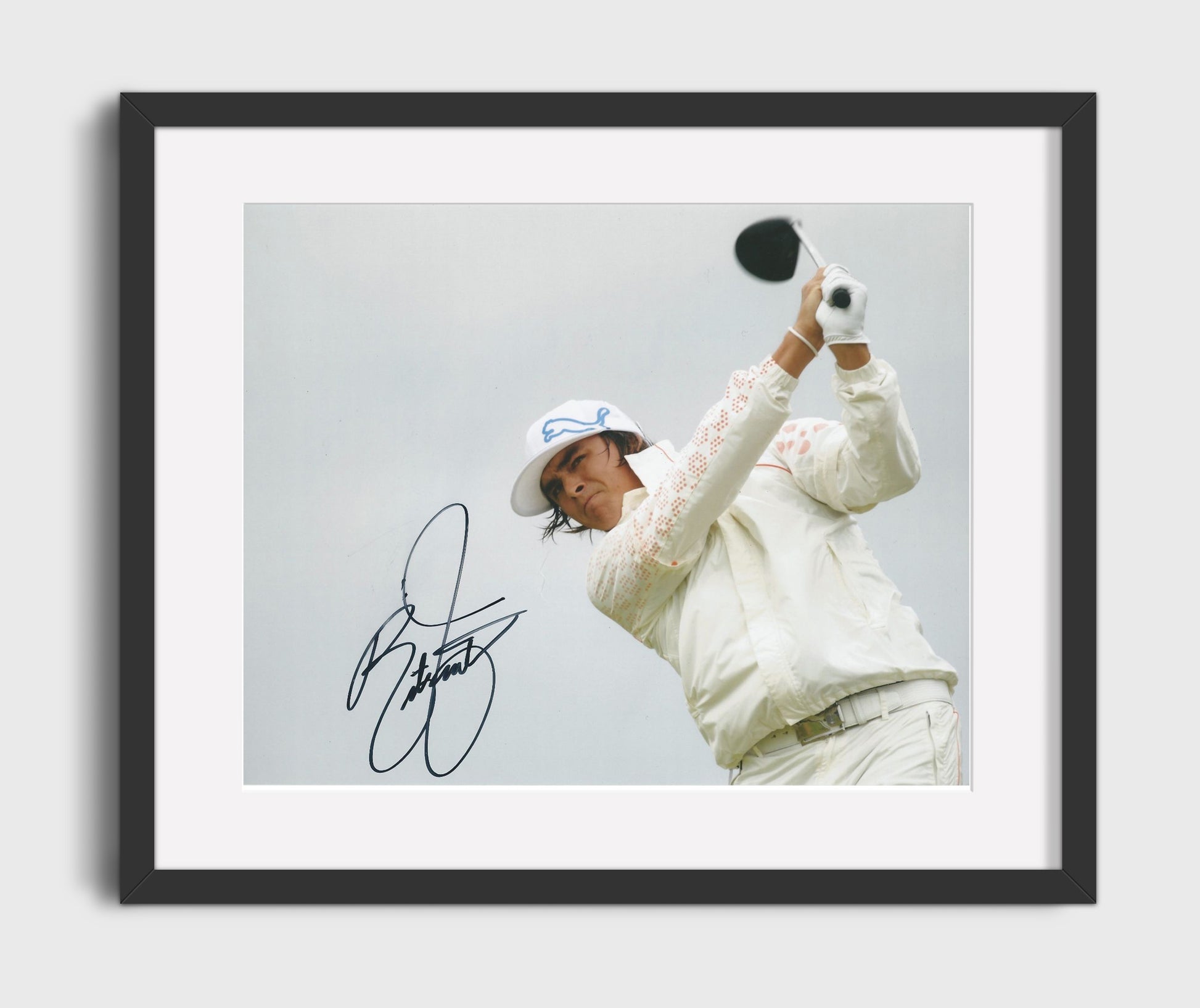 Rickie Fowler - Championship Drive golf wall art 16x20 Gallery Frame