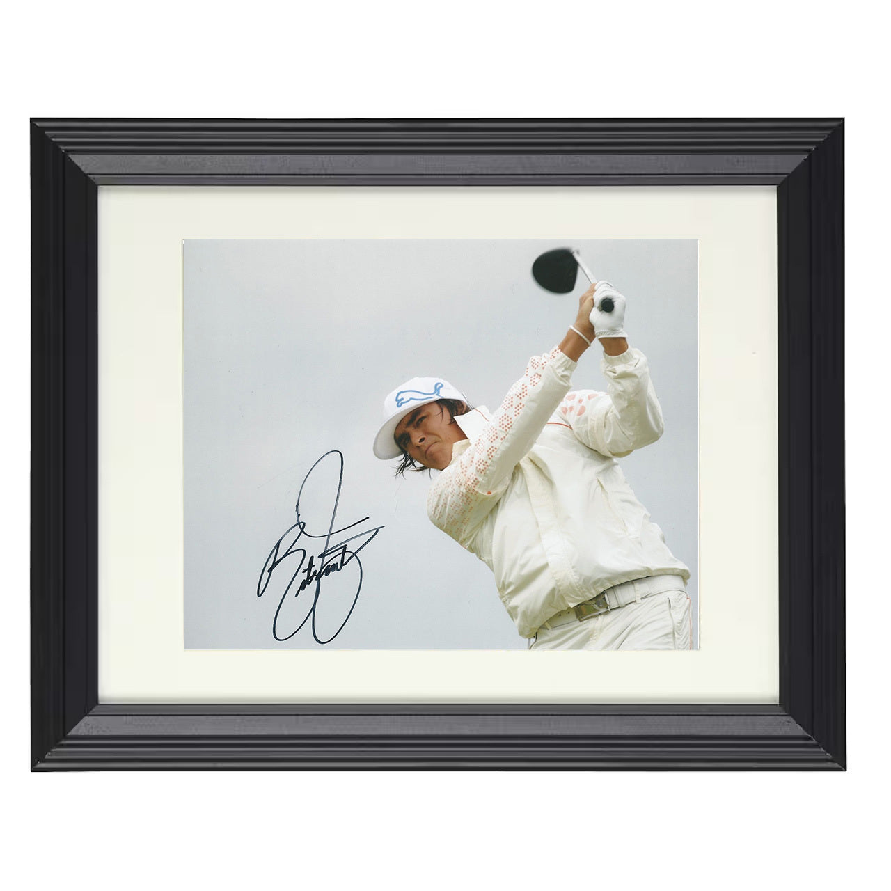 Rickie Fowler – Championship Drive 8x10 matted black framed golf wall art