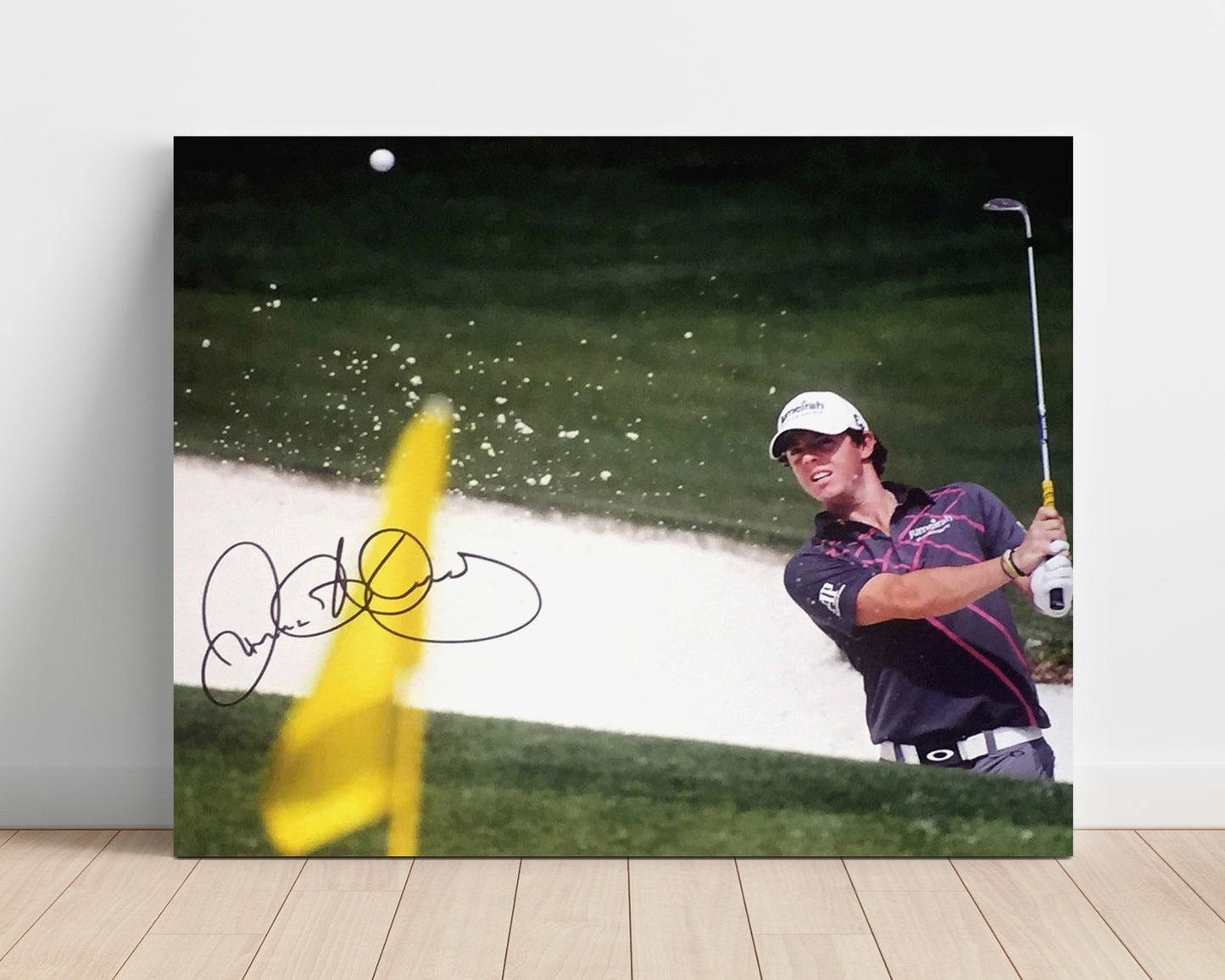 Rory McIlroy - Championship Bunker Shot golf wall art 16x20 Unframed Print