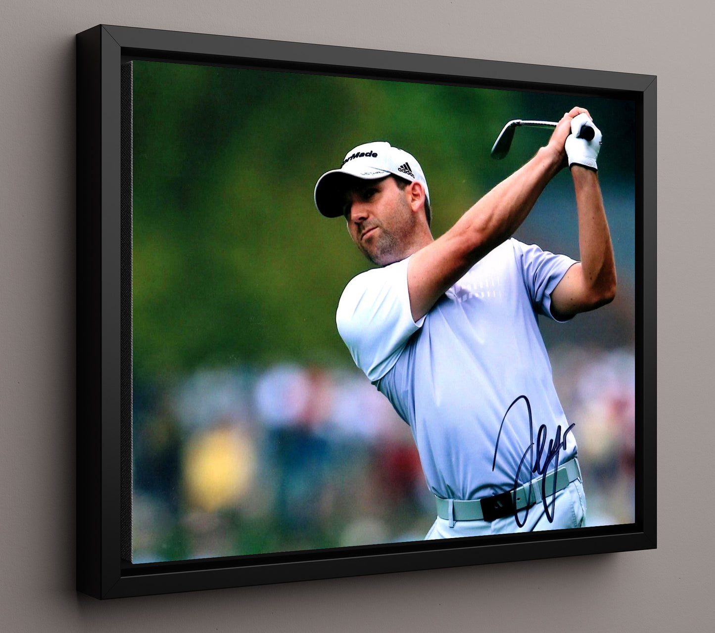 Sergio Garcia - Augusta Champion 2017 golf wall art 16x20 Framed Canvas