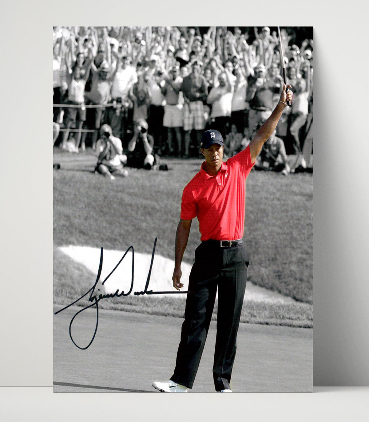 Tiger Woods – Augusta Victory Salute unframed golf poster print