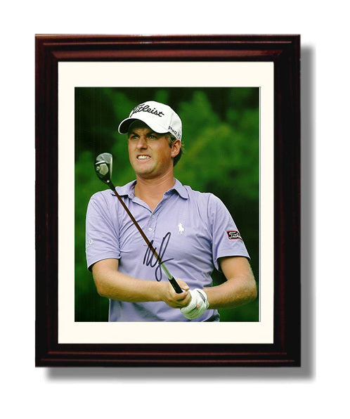 Webb Simpson - Titleist Iron Focus golf wall art 8x10 Beveled Frame