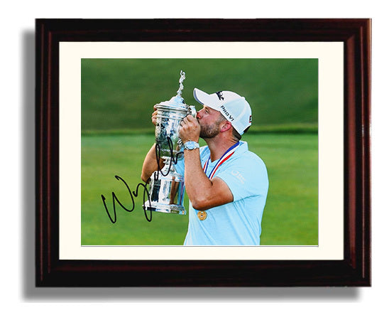 Wyndham Clark - US Open Champion 2023 golf wall art 8x10 Beveled Frame