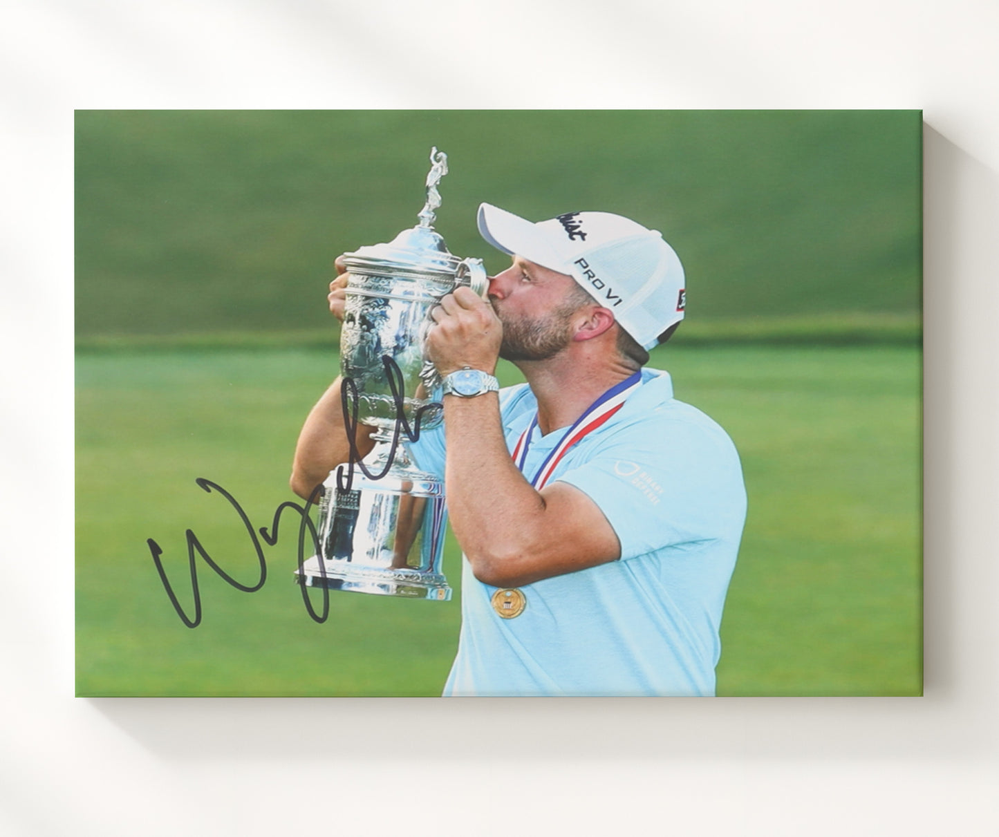 Wyndham Clark - US Open Champion 2023 golf wall art 20x24 Canvas
