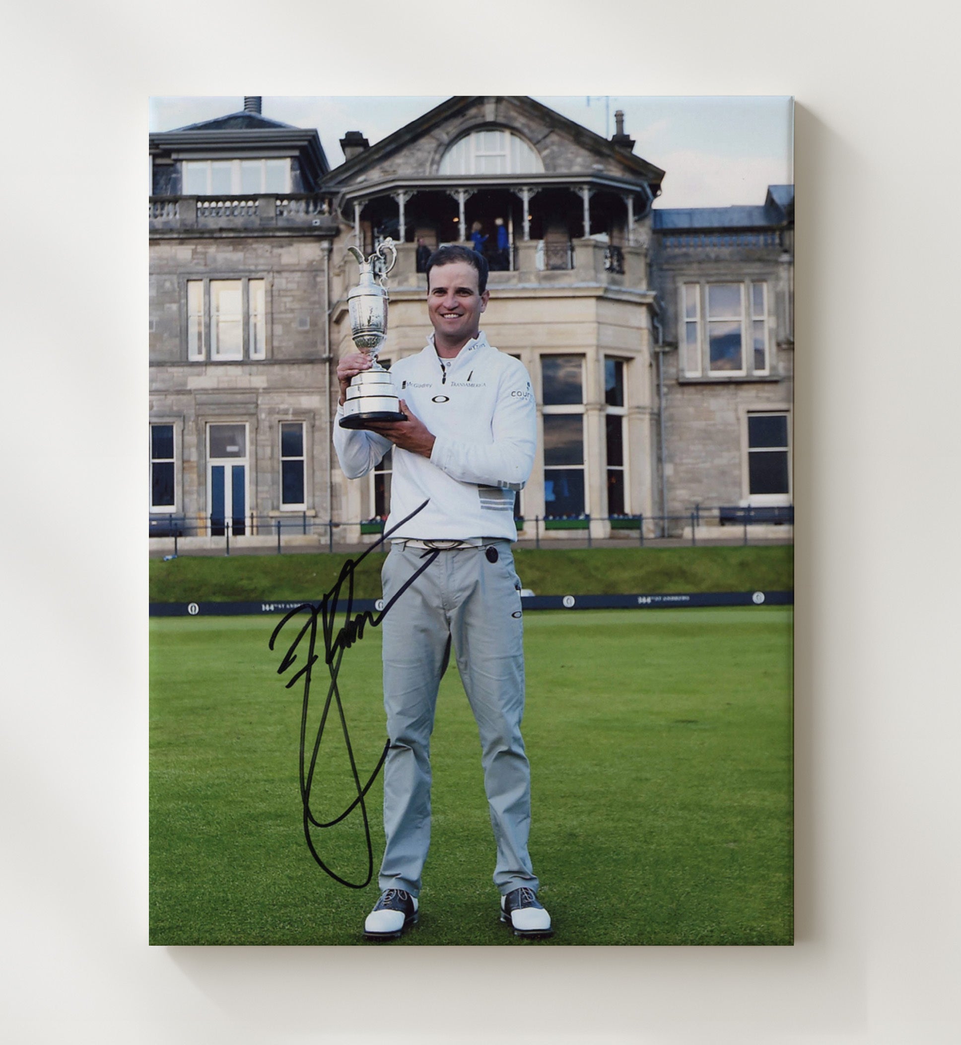 Zach Johnson - Claret Jug Champion At St Andrews Golf Wall Art