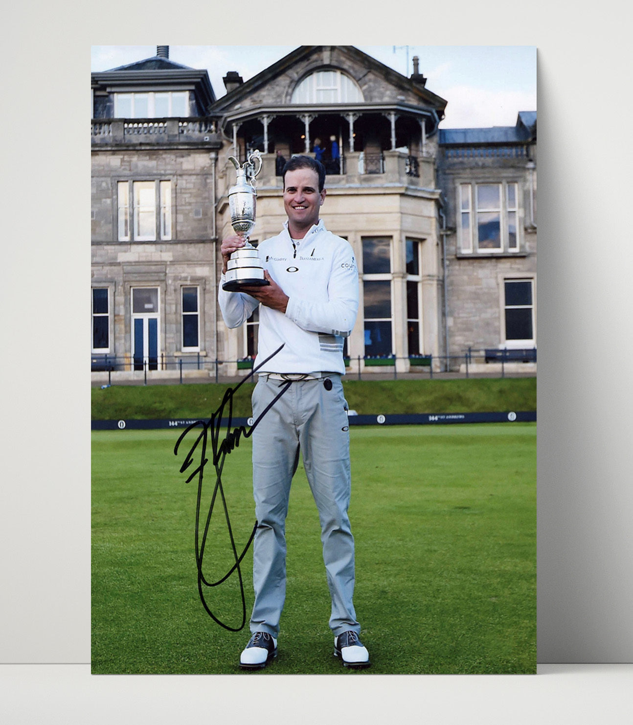Zach Johnson - Claret Jug Champion at St Andrews golf wall art 16x20 Unframed Print