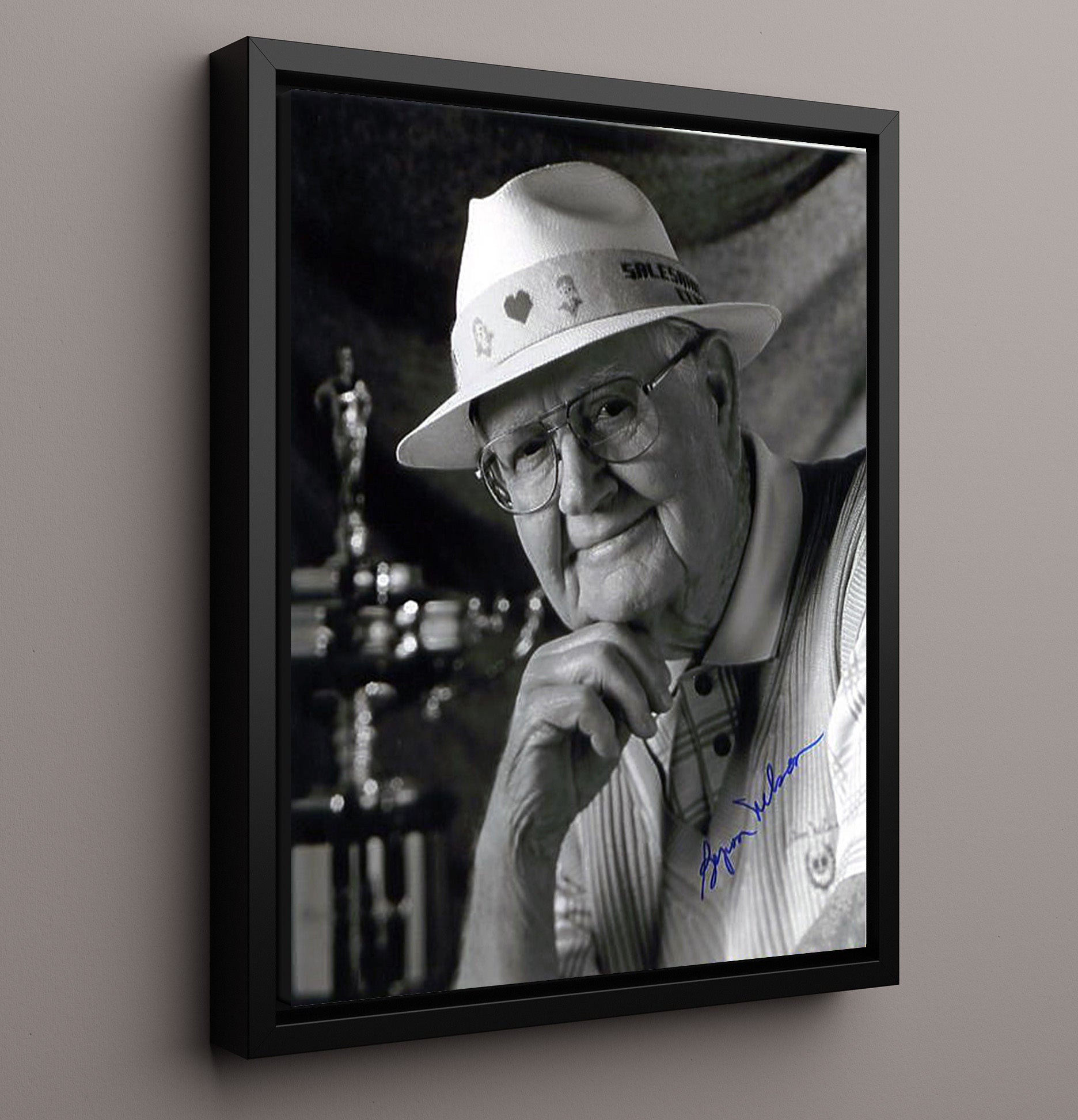 Golf Autograph Print - Byron Nelson - Gentleman of Golf golf wall art 16x20 Framed Canvas