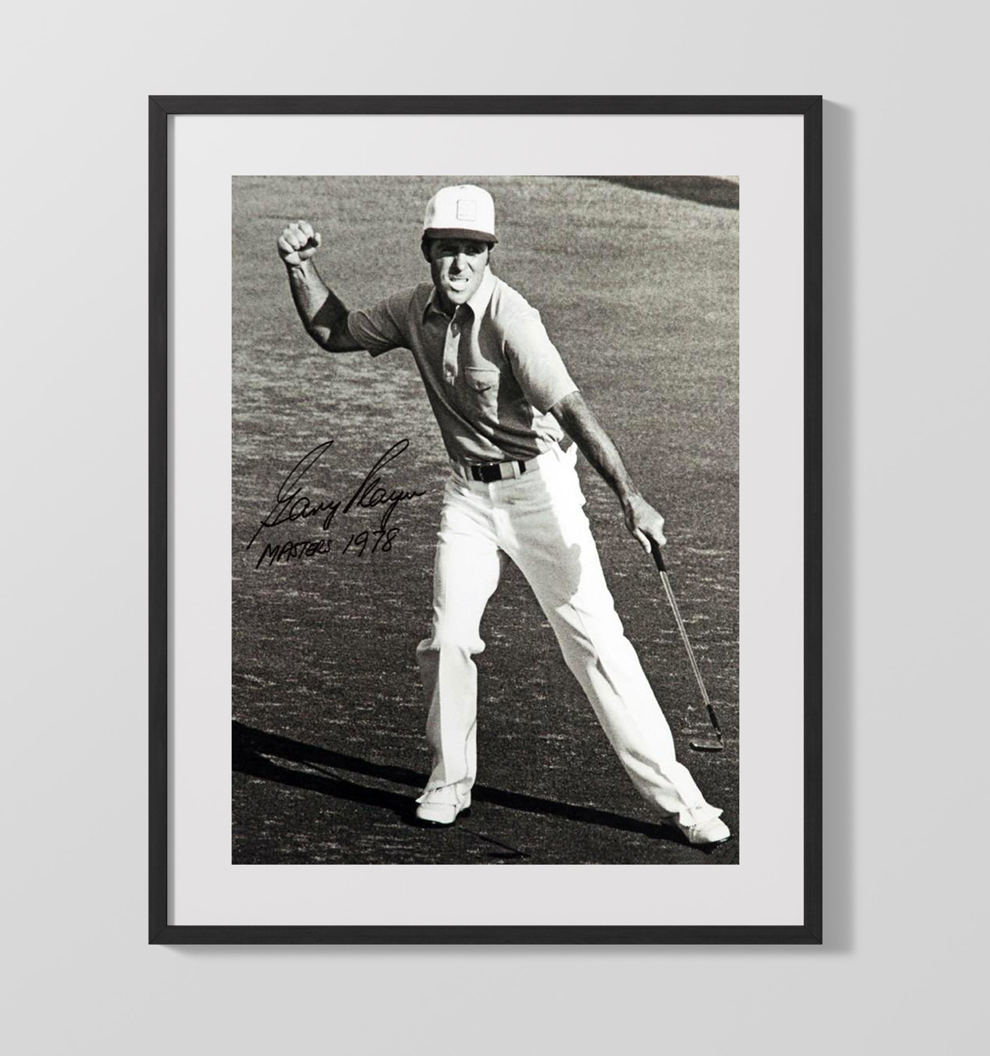 Gary Player 1978 Masters - Black Knight Triumph Golf Wall Art
