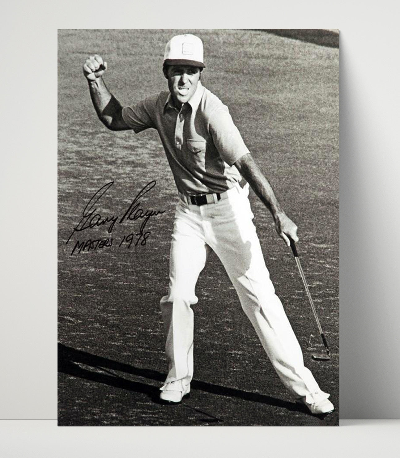 Gary Player 1978 Masters - Black Knight Triumph Golf Wall Art