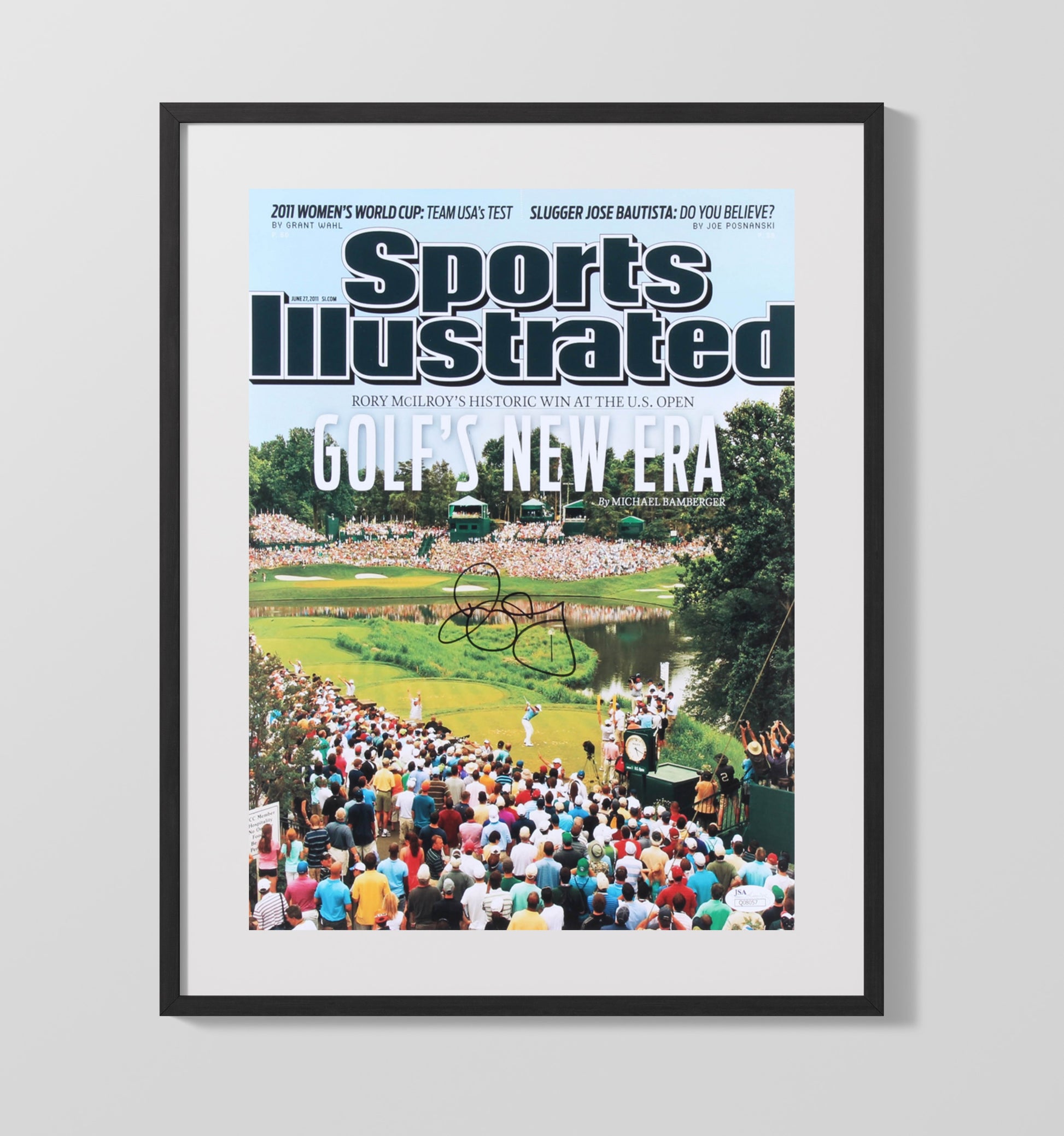 Rory Mcilroy 2011 Us Open - New Era Champion Golf Wall Art