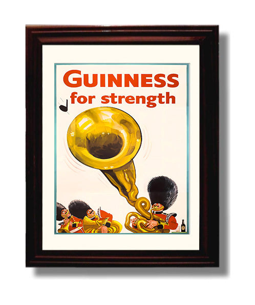 For Strength Beefeaters Tuba Poster Guinness Wall Art