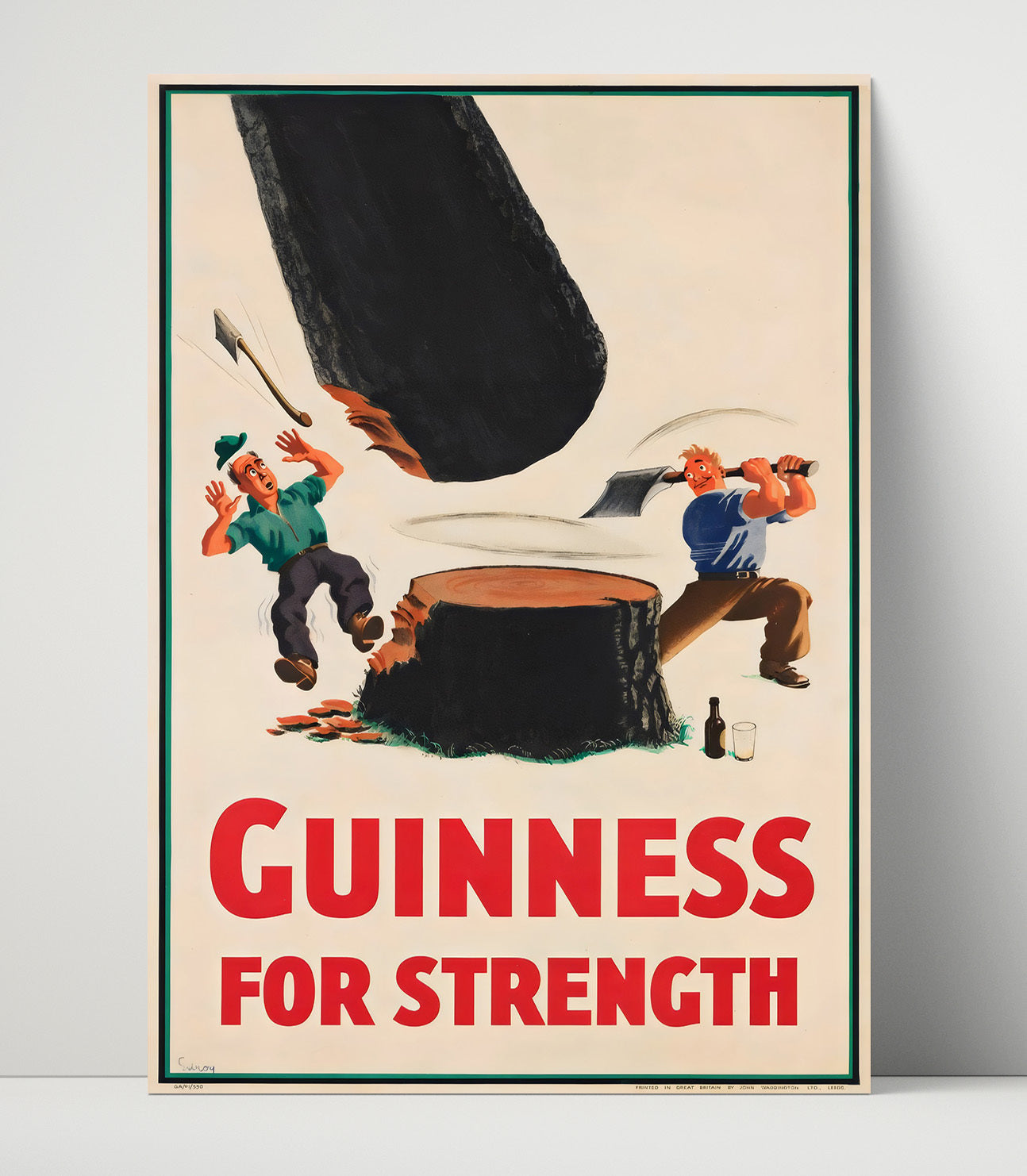 Guinness For Strength - Lumberjacks Guinness Wall Art