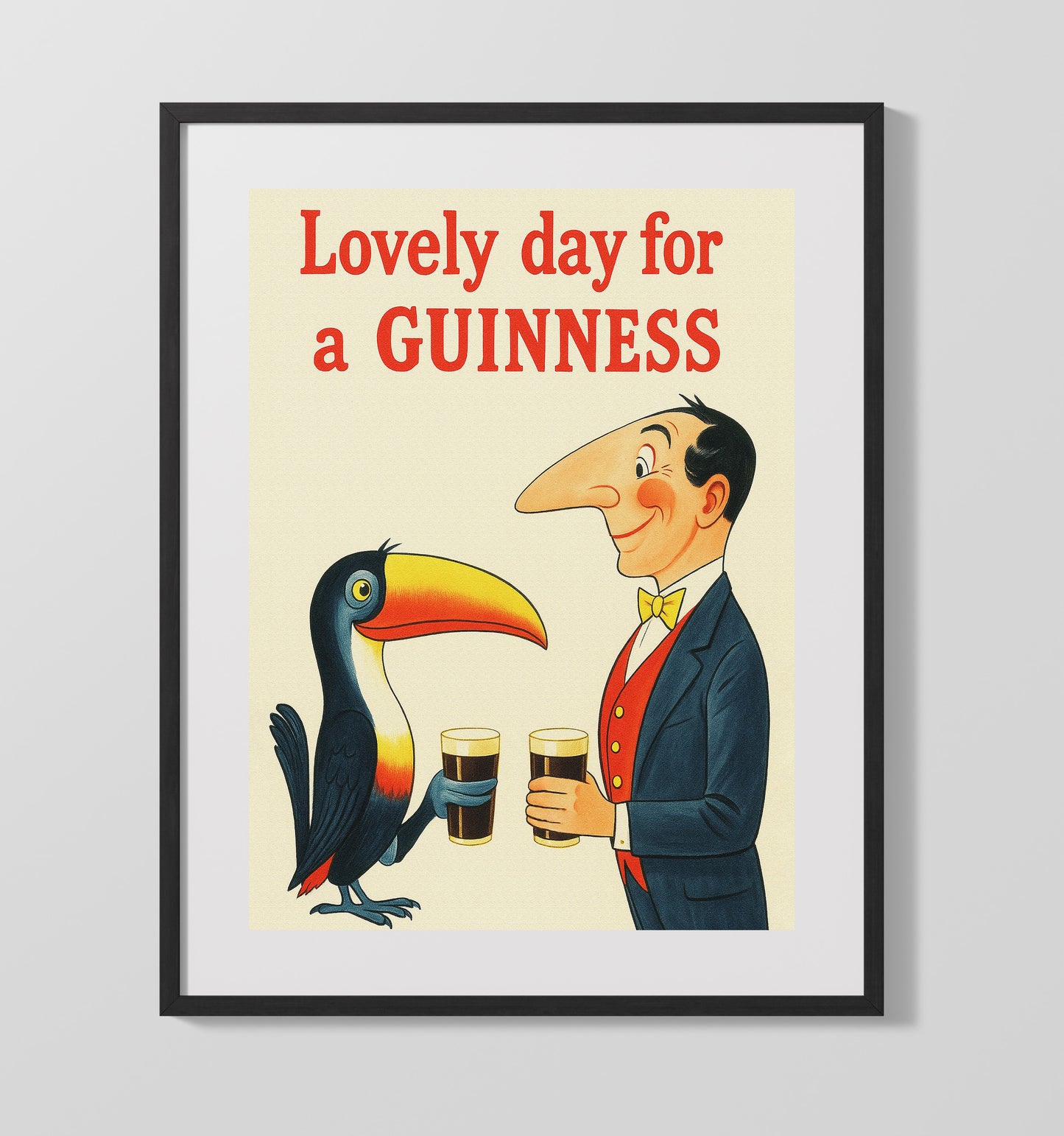Lovely Day For A Guinness Toucan Poster Guinness Wall Art