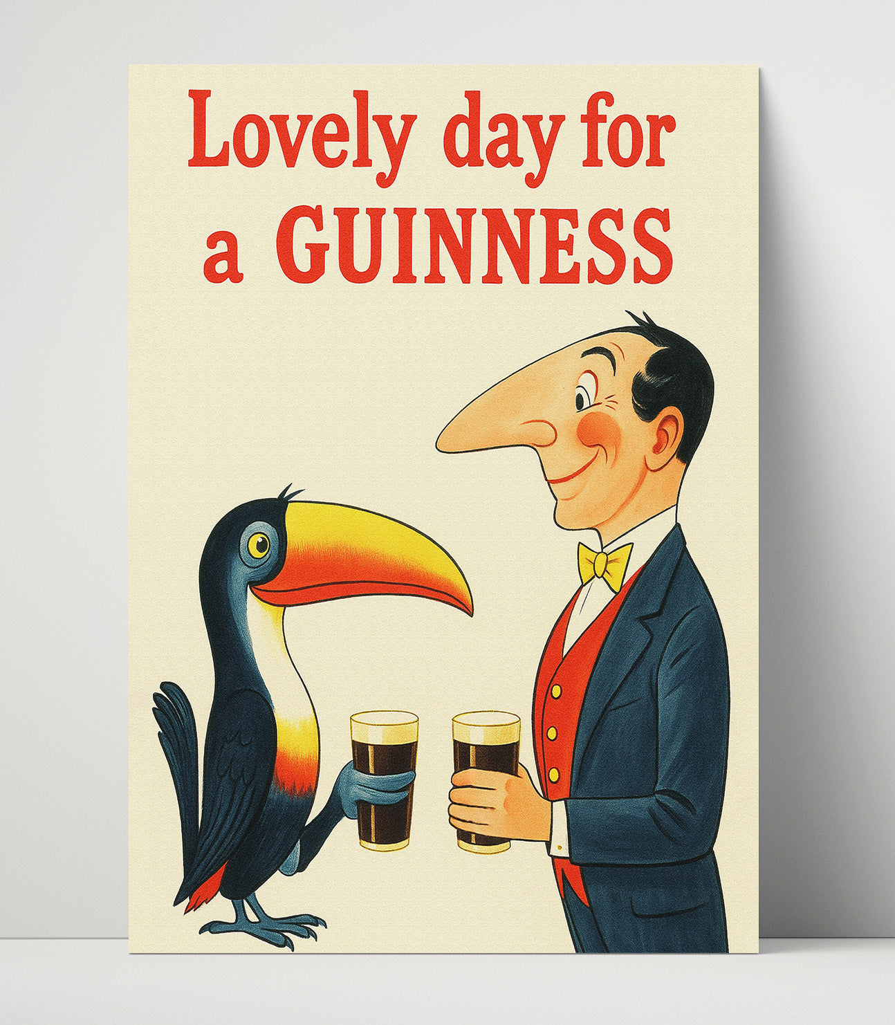 Lovely Day For A Guinness Toucan Poster Guinness Wall Art