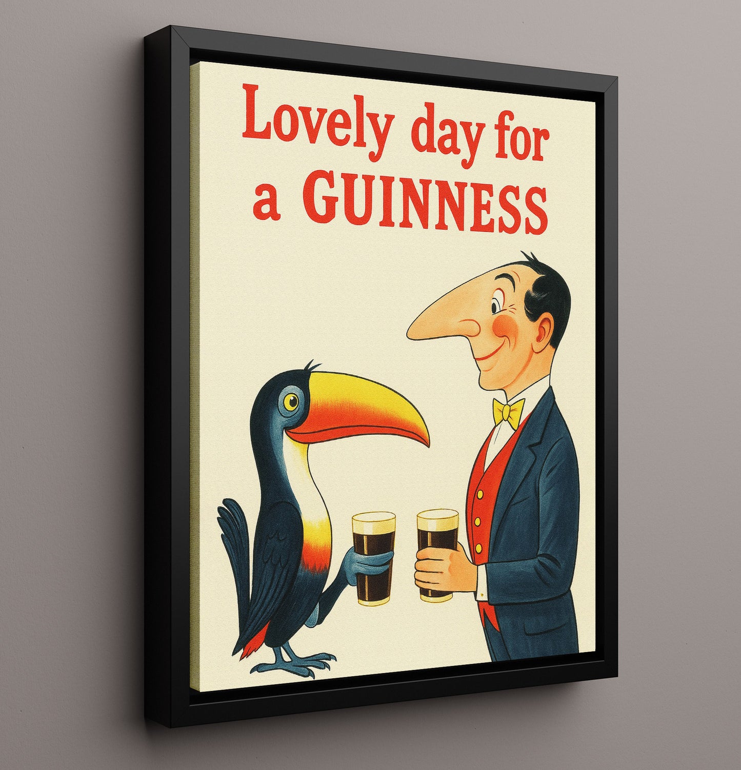 Lovely Day For A Guinness Toucan Poster Guinness Wall Art