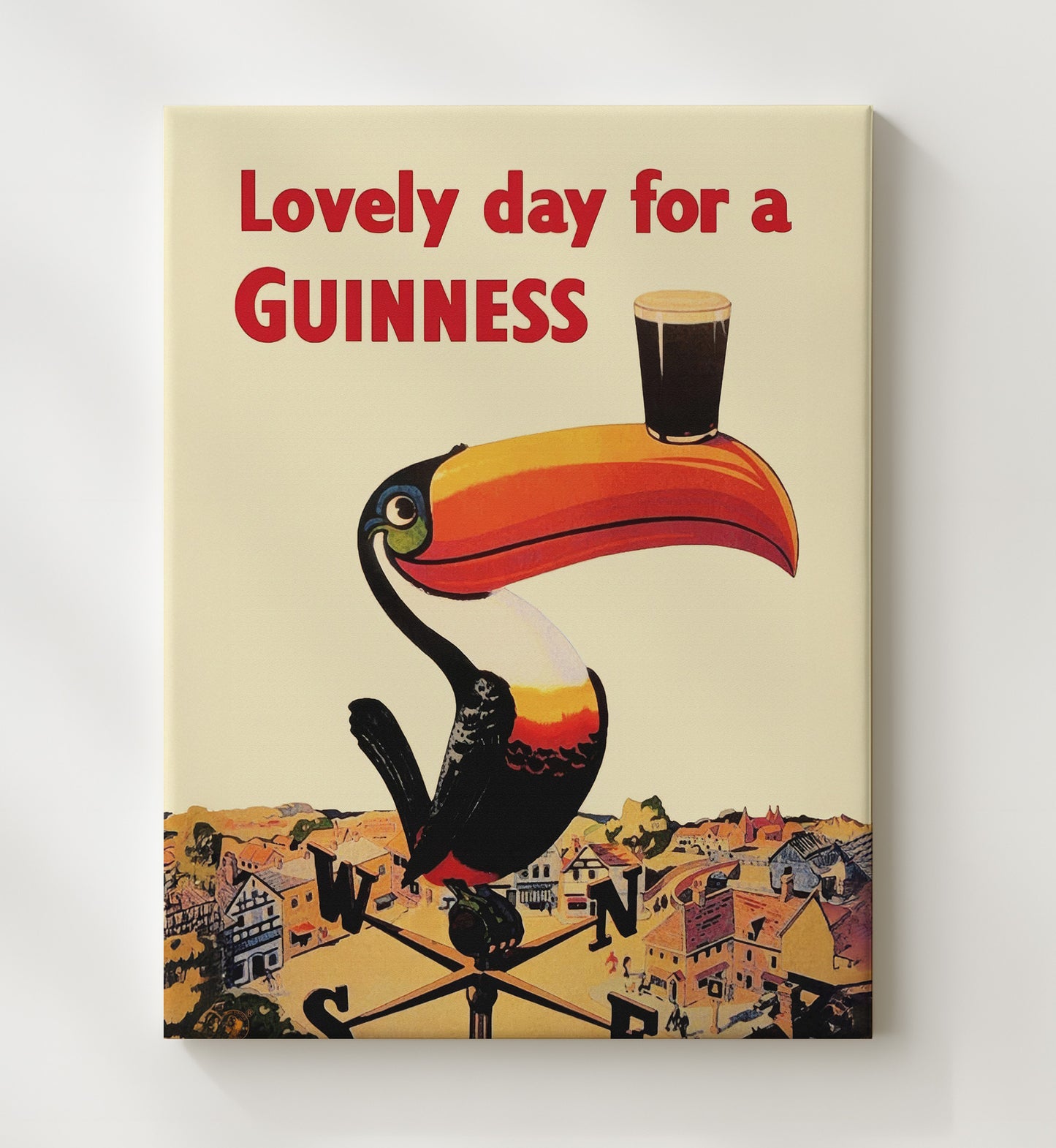 Lovely Day For A Guinness Toucan Weathervane Poster Guinness Wall Art