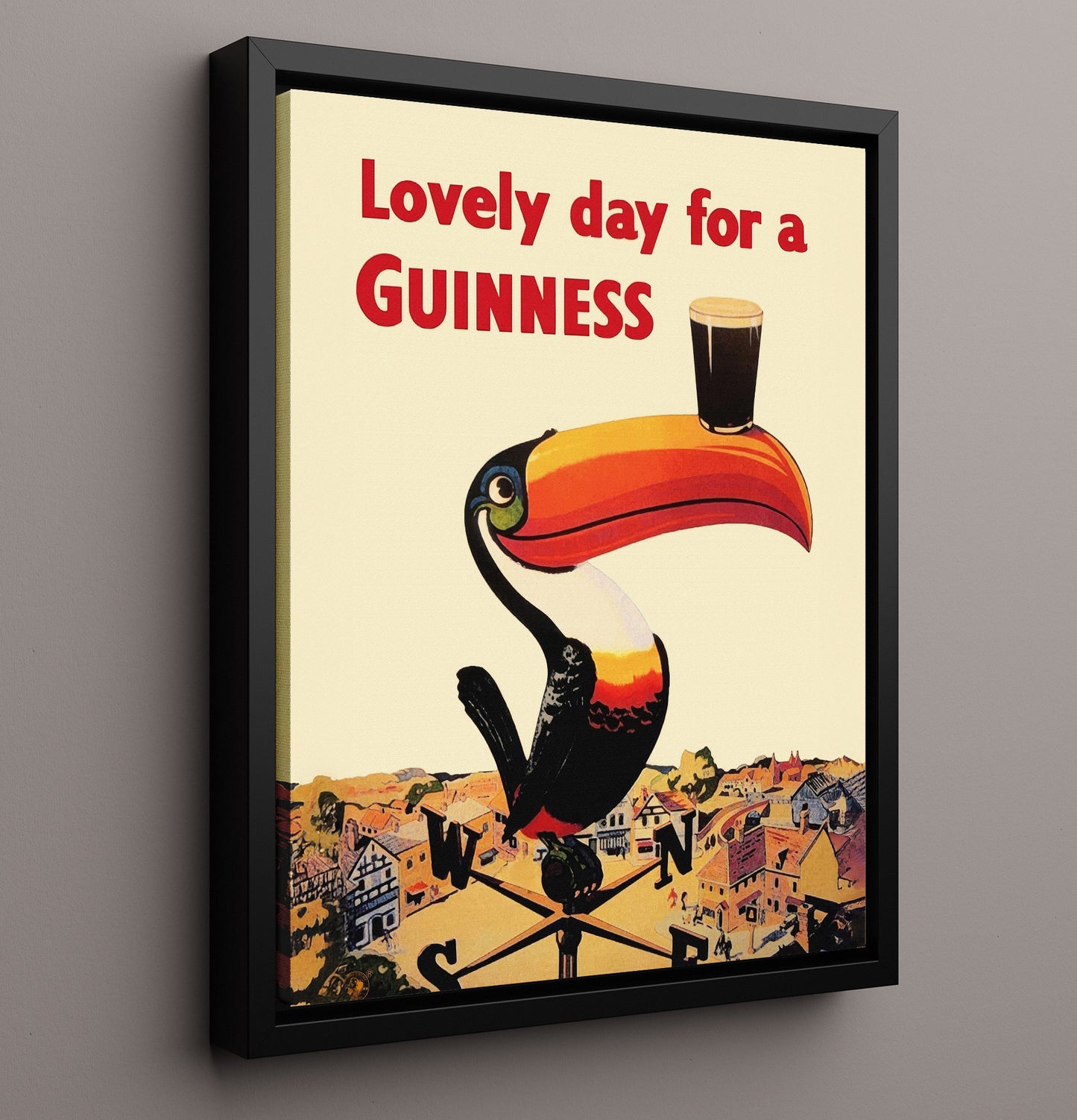 Lovely Day For A Guinness Toucan Weathervane Poster Guinness Wall Art