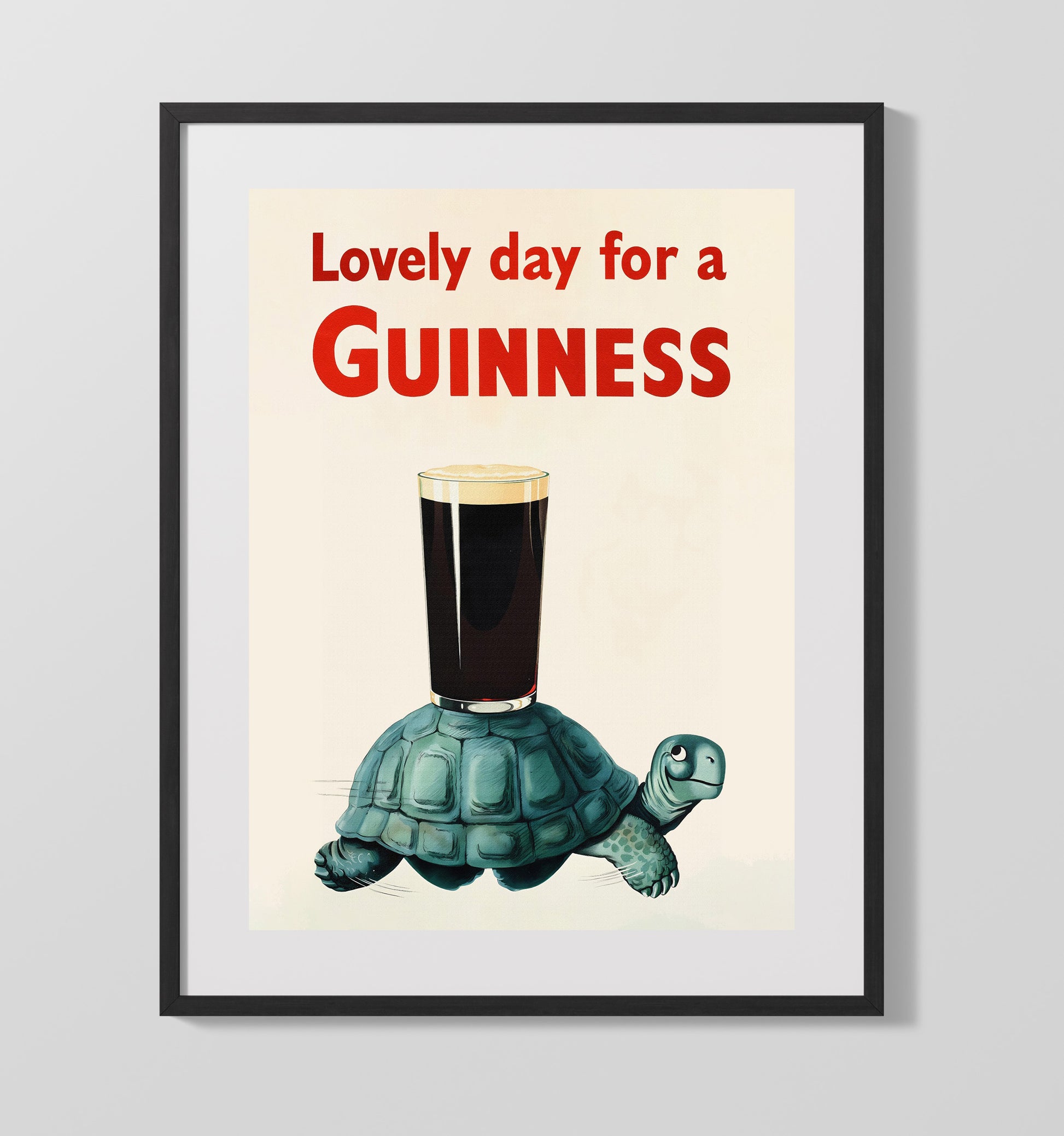 Lovely Day For A Guinness Turtle Poster Guinness Wall Art