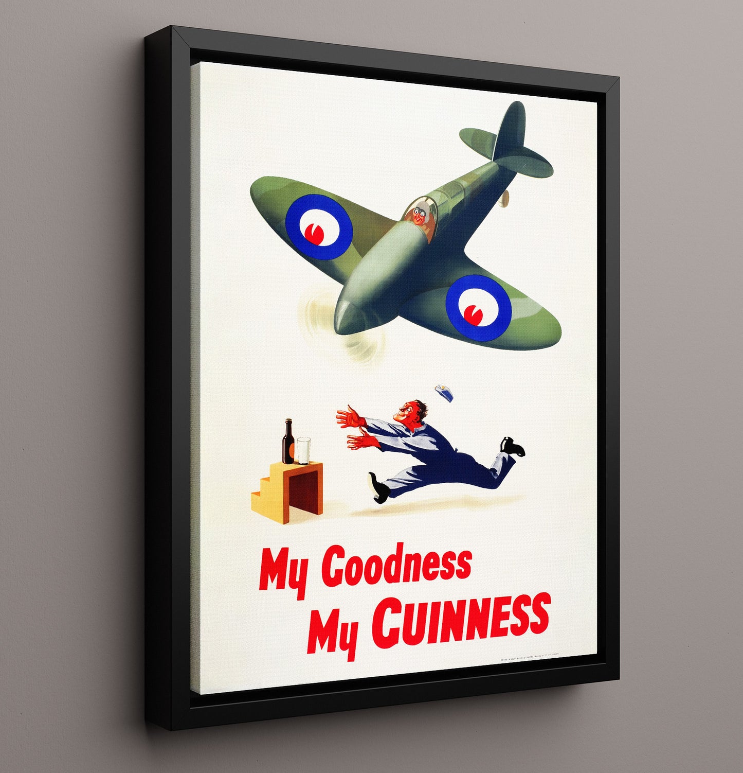 My Goodness My Guinness Airplane Poster Guinness Wall Art