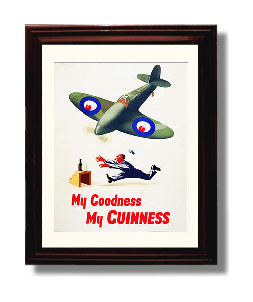 My Goodness My Guinness Airplane Poster Guinness Wall Art
