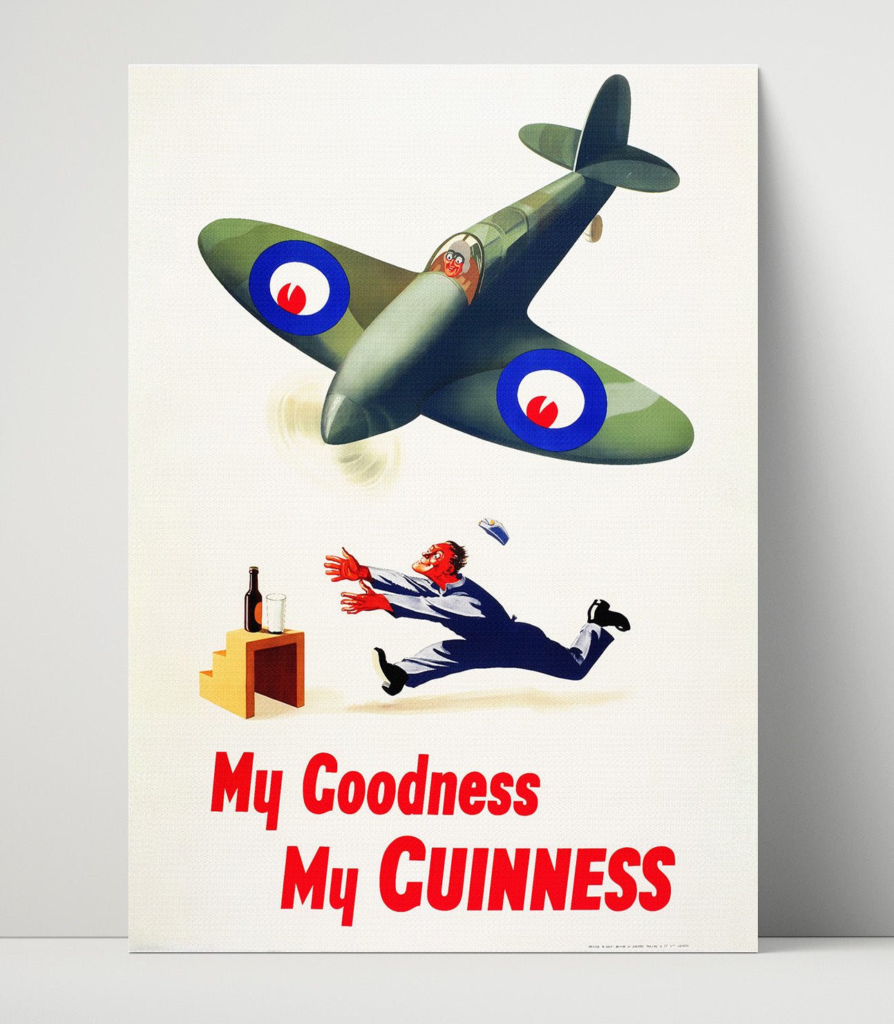 My Goodness My Guinness Airplane Poster Guinness Wall Art
