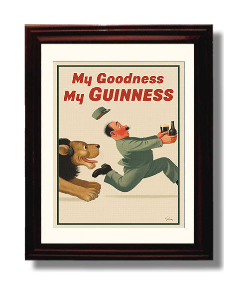My Goodness My Guinness Lion Poster Guinness Wall Art