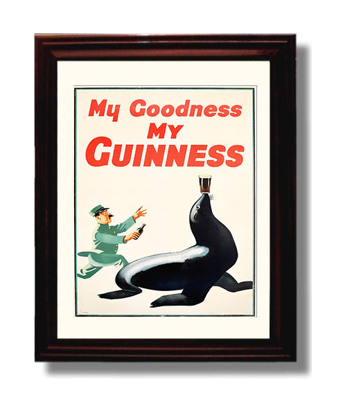 My Goodness My Guinness Sealion Balance Poster Guinness Wall Art