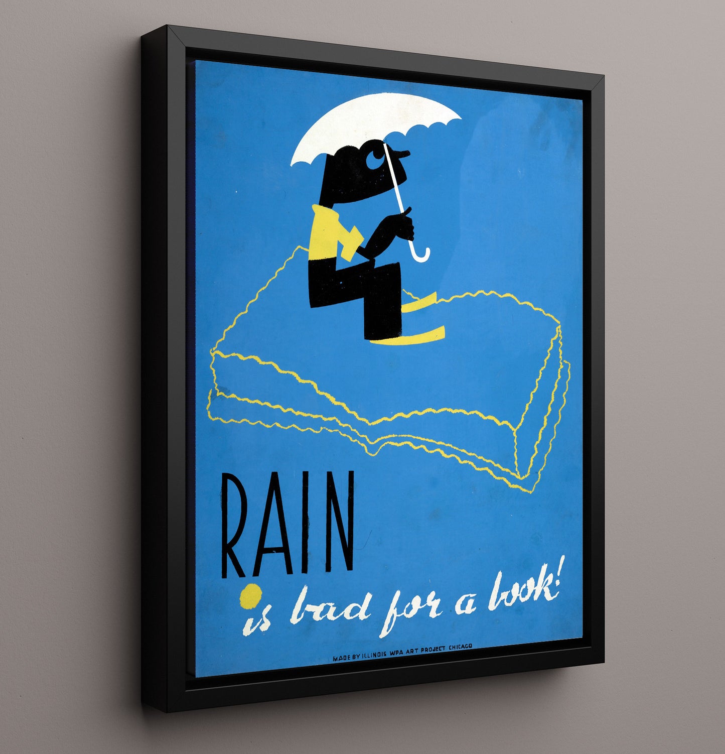 Health and Safety Poster - Books Hate Raincoats Too Health and Safety Wall Art - health and safety wall art print