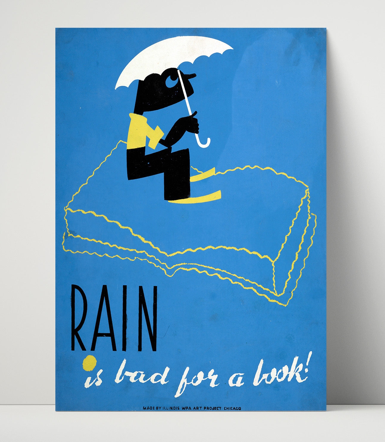 Health and Safety Poster - Books Hate Raincoats Too Health and Safety Wall Art - health and safety wall art print