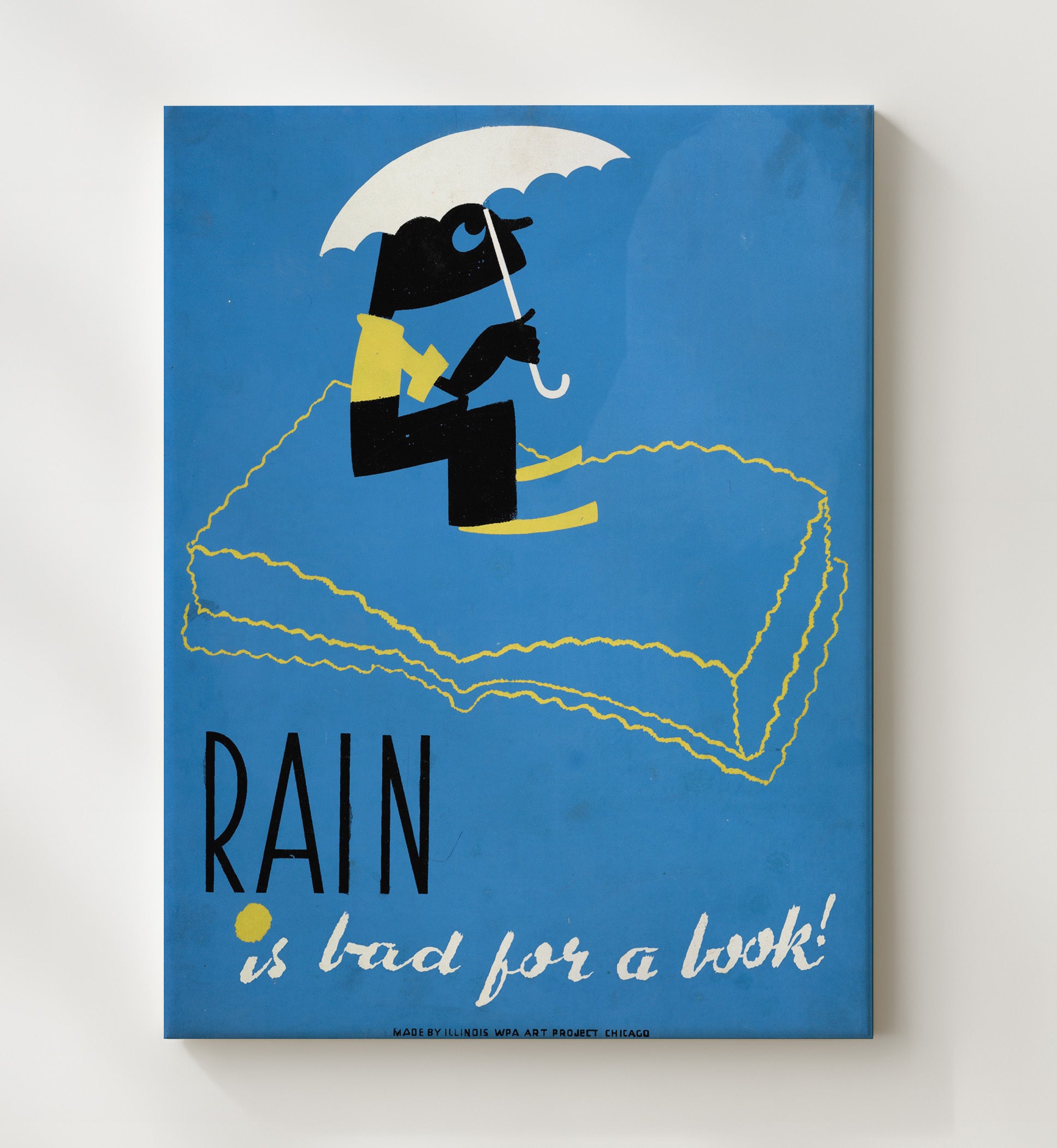 Health and Safety Poster - Books Hate Raincoats Too Health and Safety Wall Art - health and safety wall art print