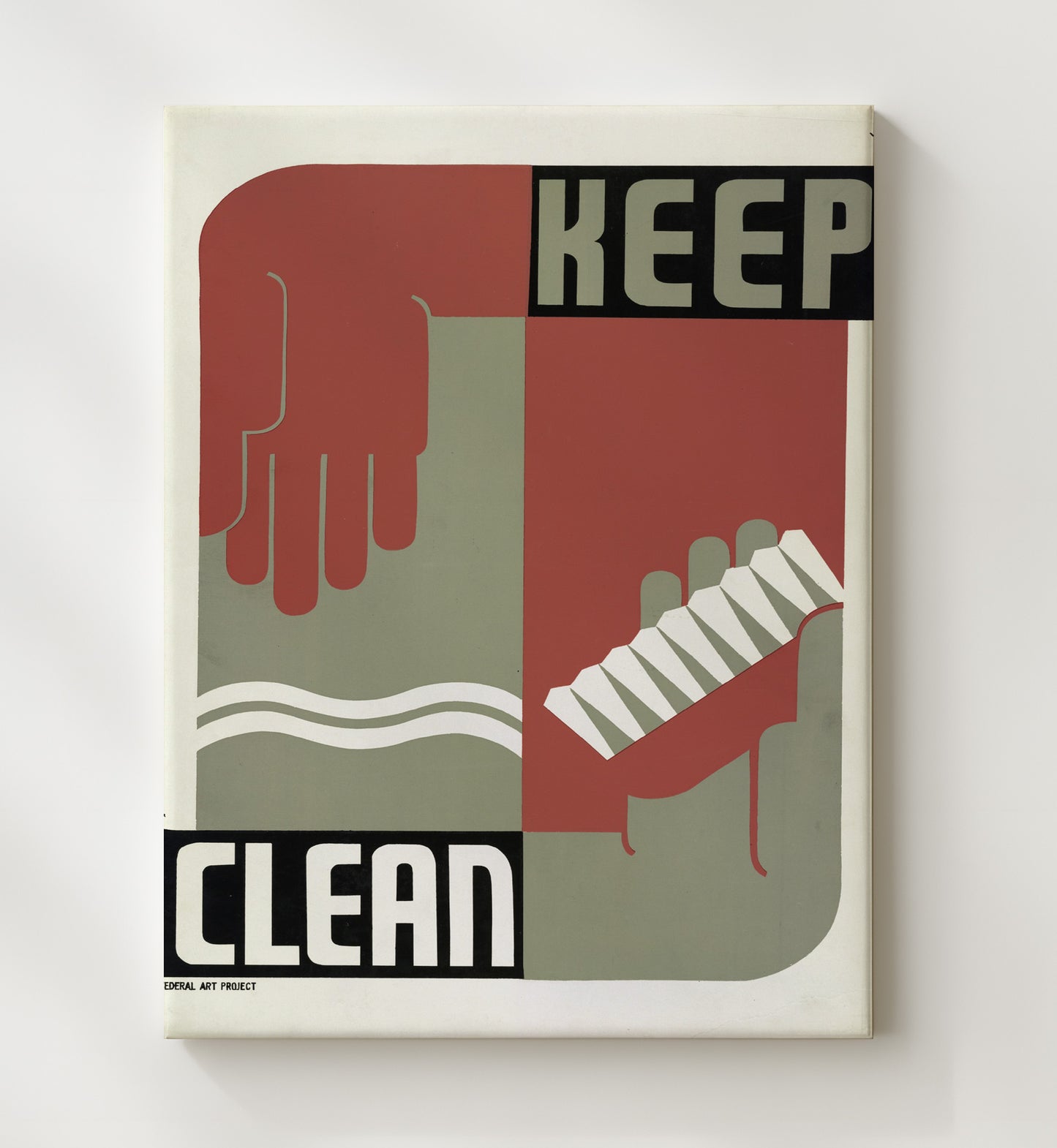 Health and Safety Poster - Clean Hands Clear Conscience Health and Safety Wall Art - health and safety wall art print