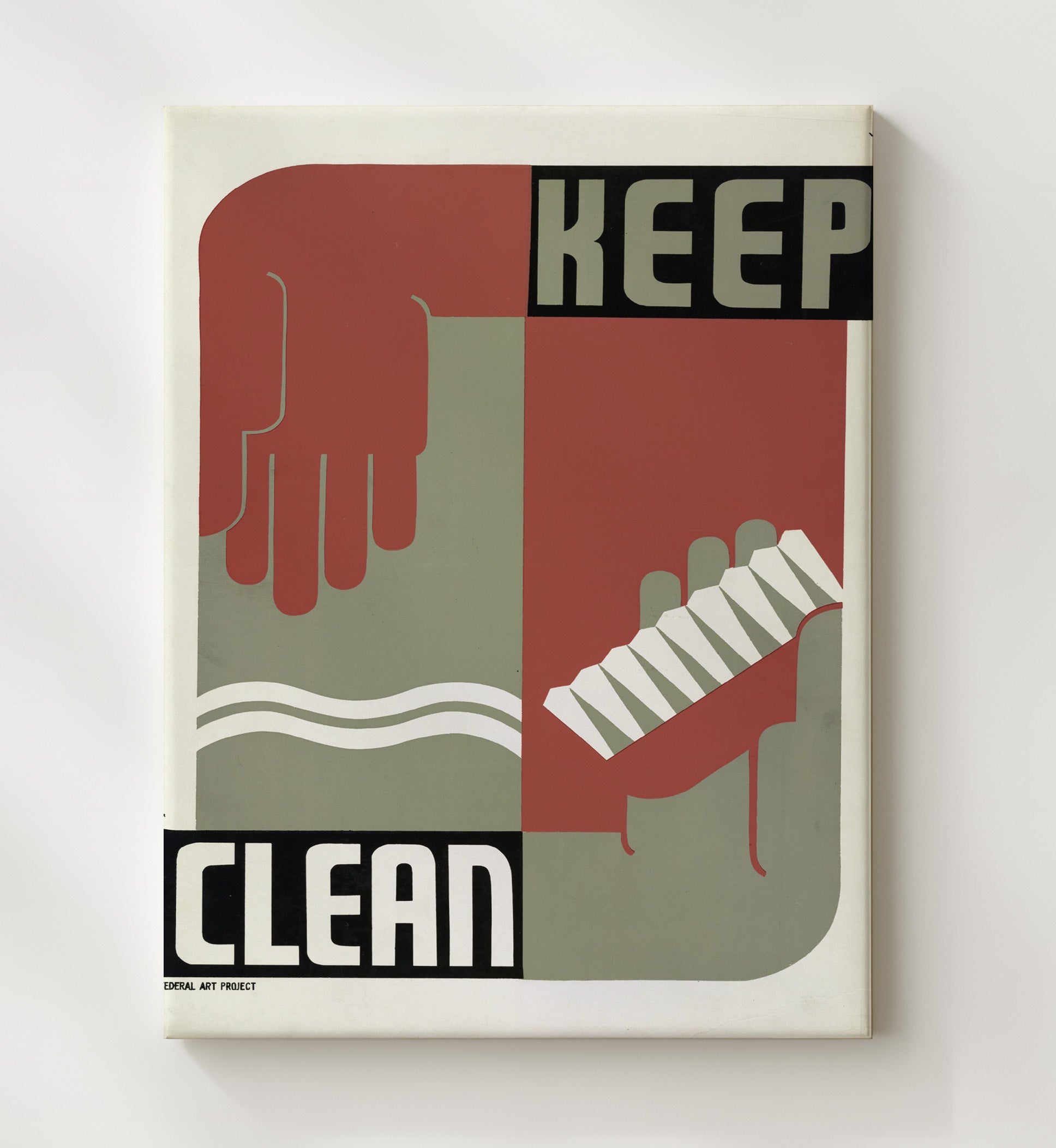 Health and Safety Poster - Clean Hands Clear Conscience Health and Safety Wall Art - health and safety wall art print