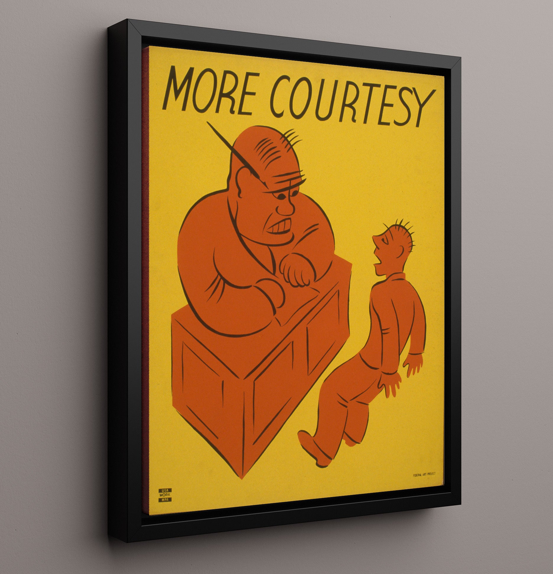 Health and Safety Poster - Courtesy Beats Grumpiness Health and Safety Wall Art - health and safety wall art print