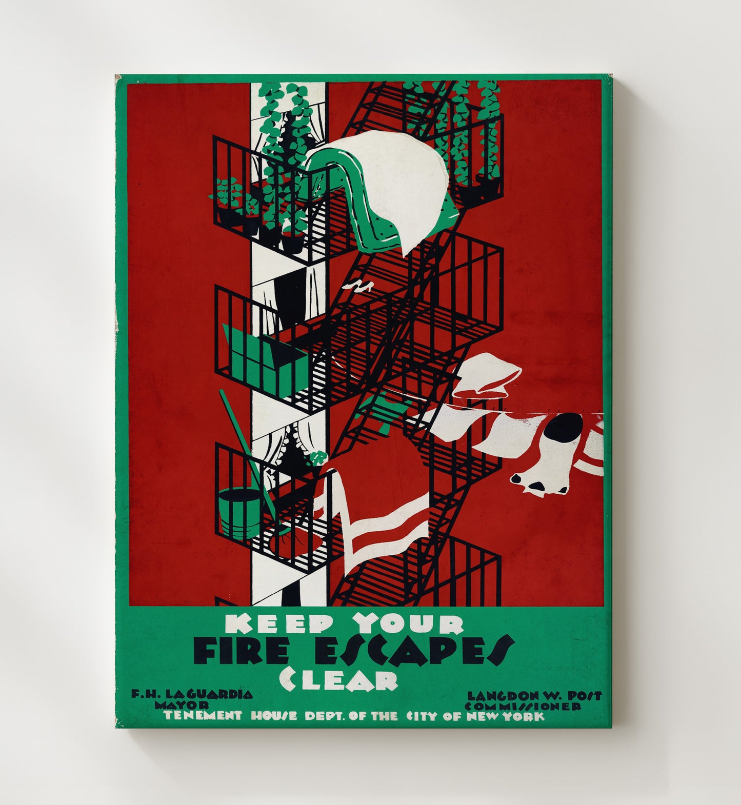Health and Safety Poster - Dont Block Your Lifeline Health and Safety Wall Art - health and safety wall art print