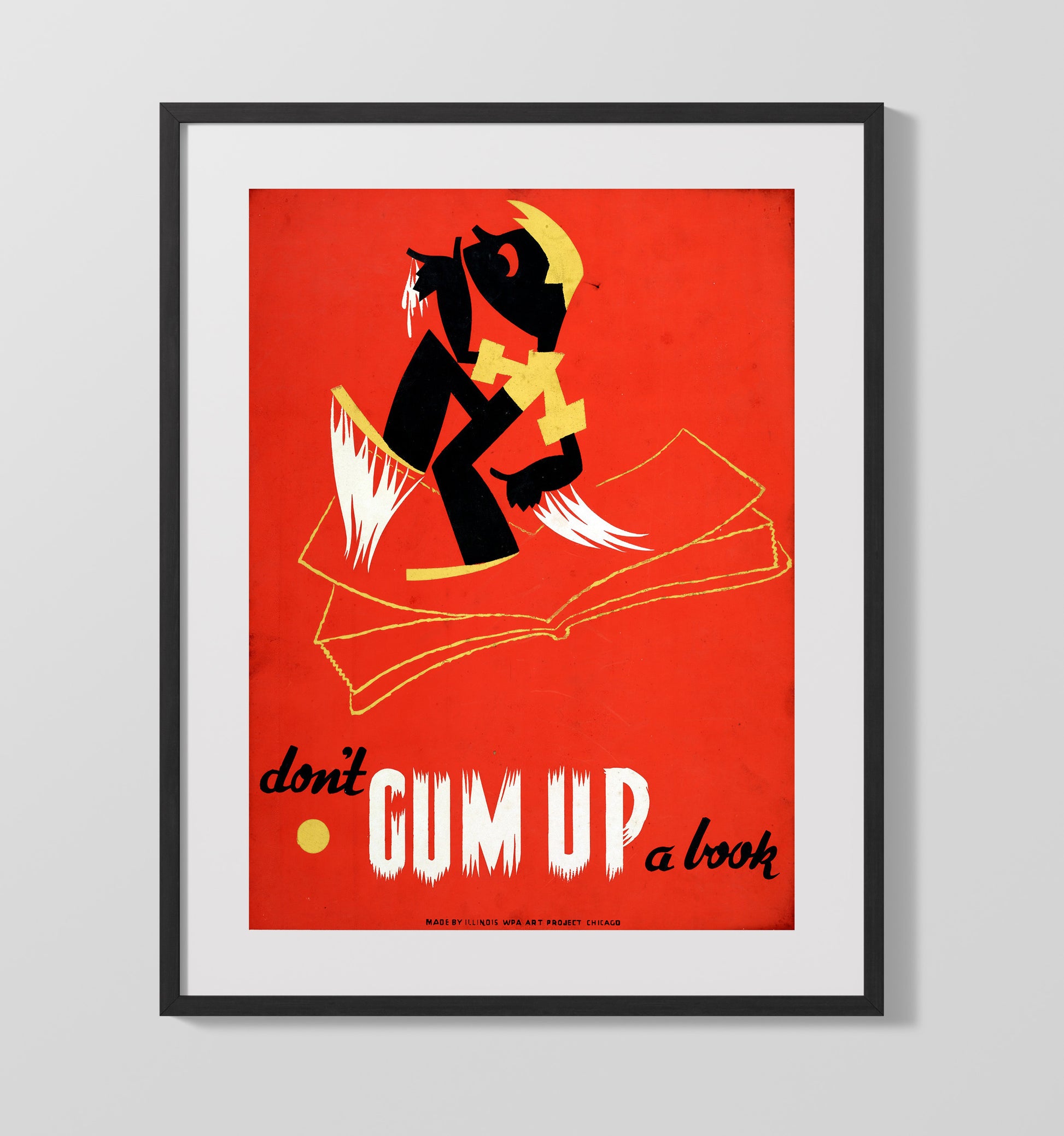 Health and Safety Poster - Dont Damage Books Keep Them Clean Health and Safety Wall Art - health and safety wall art print