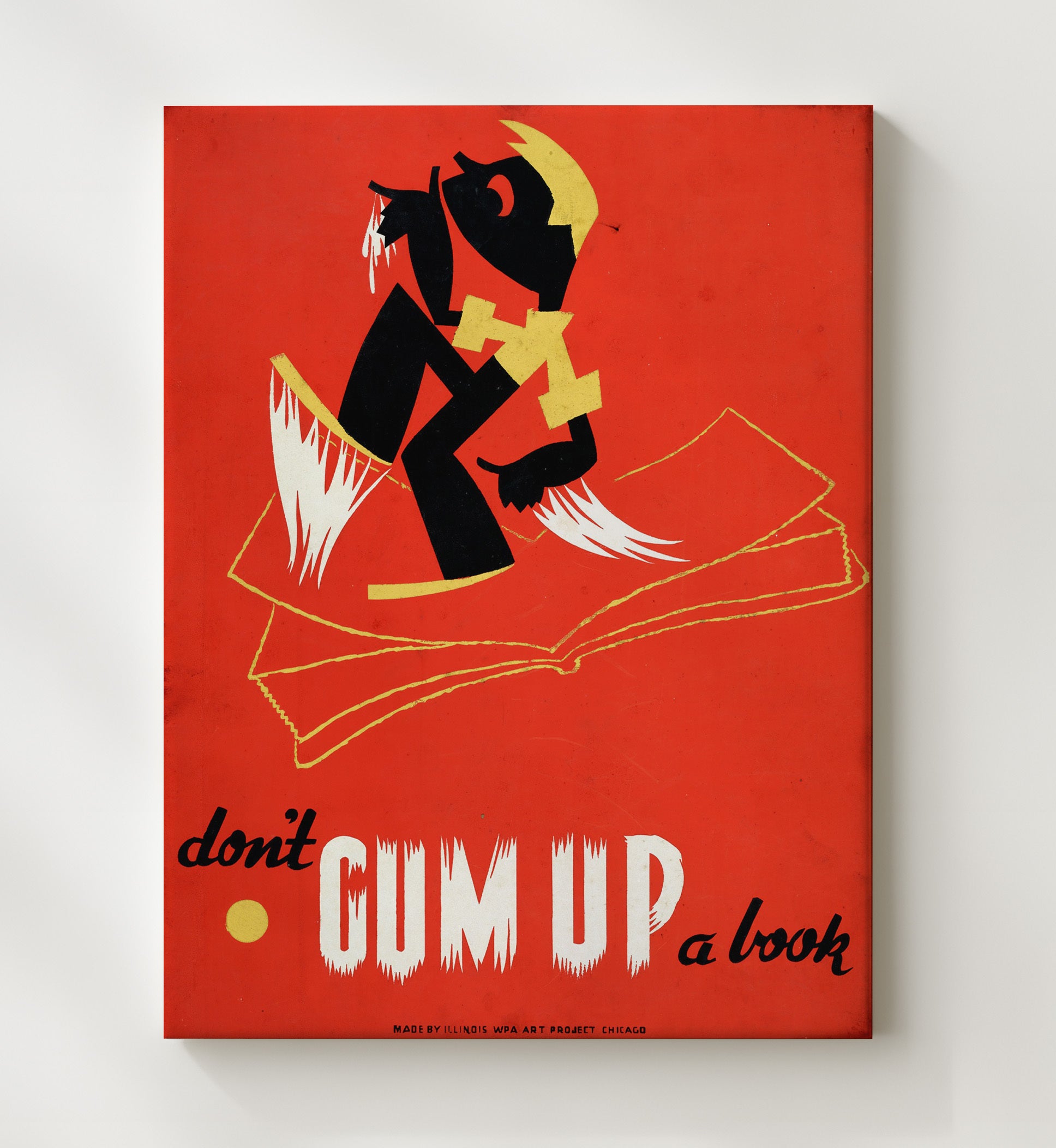 Health and Safety Poster - Dont Damage Books Keep Them Clean Health and Safety Wall Art - health and safety wall art print